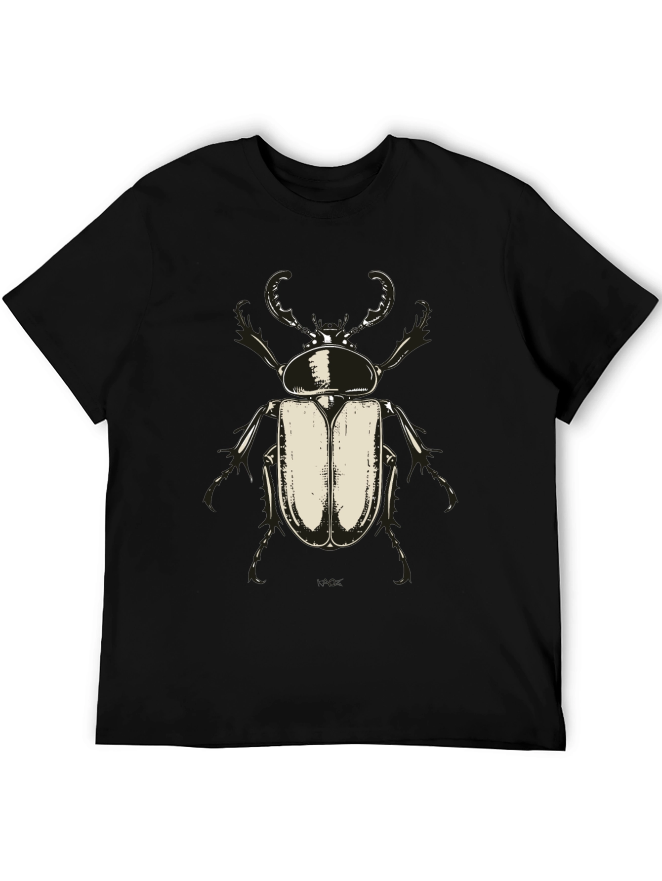 Beetle Graphic Tee - Bold Insect Design