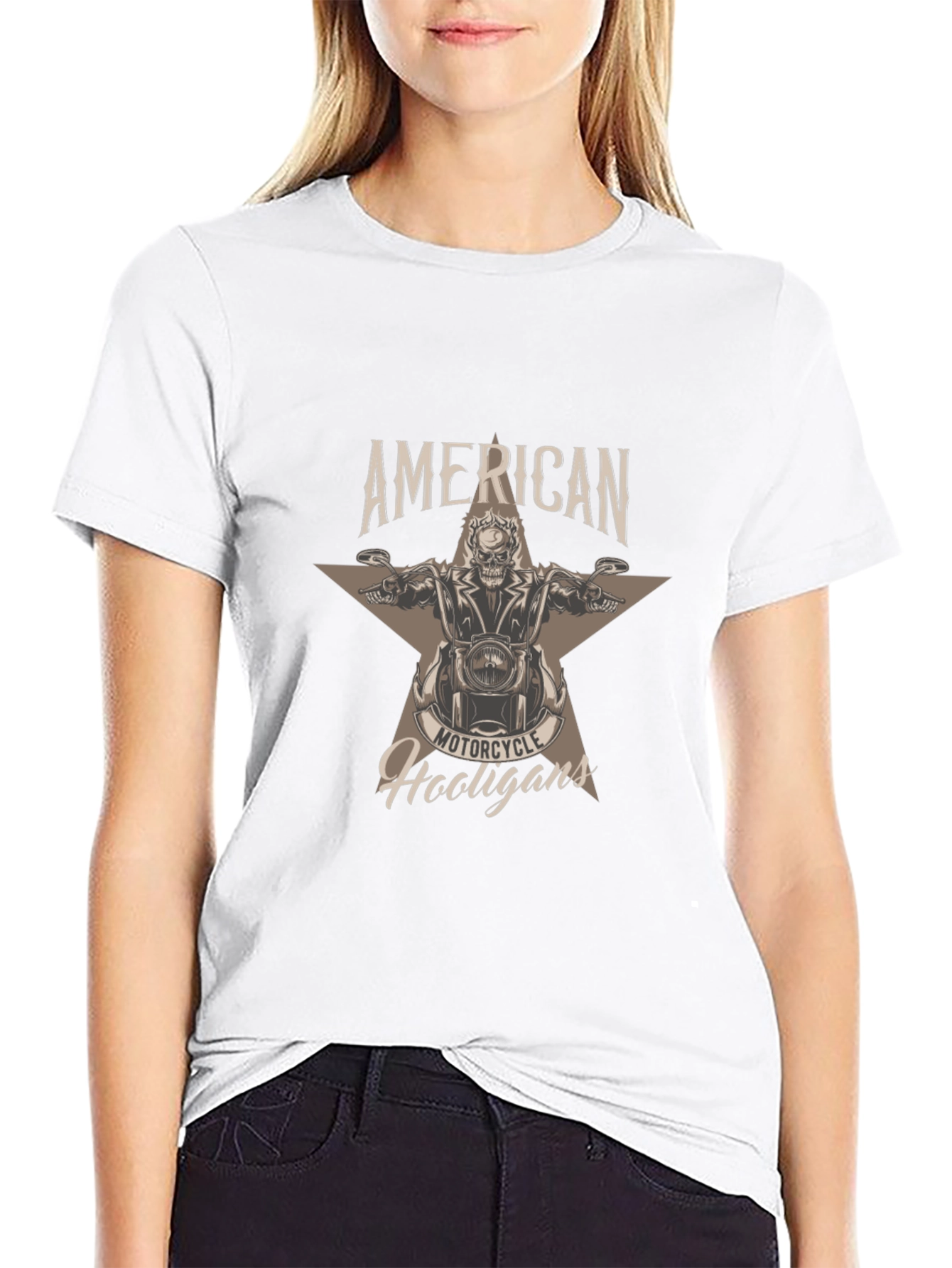 American Motorcycle Hooligans Graphic T-Shirt