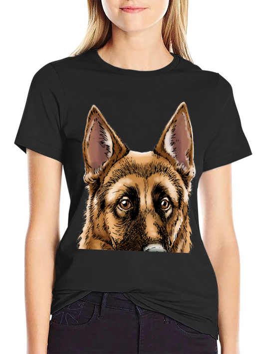 German Shepherd Dog Graphic T-Shirt