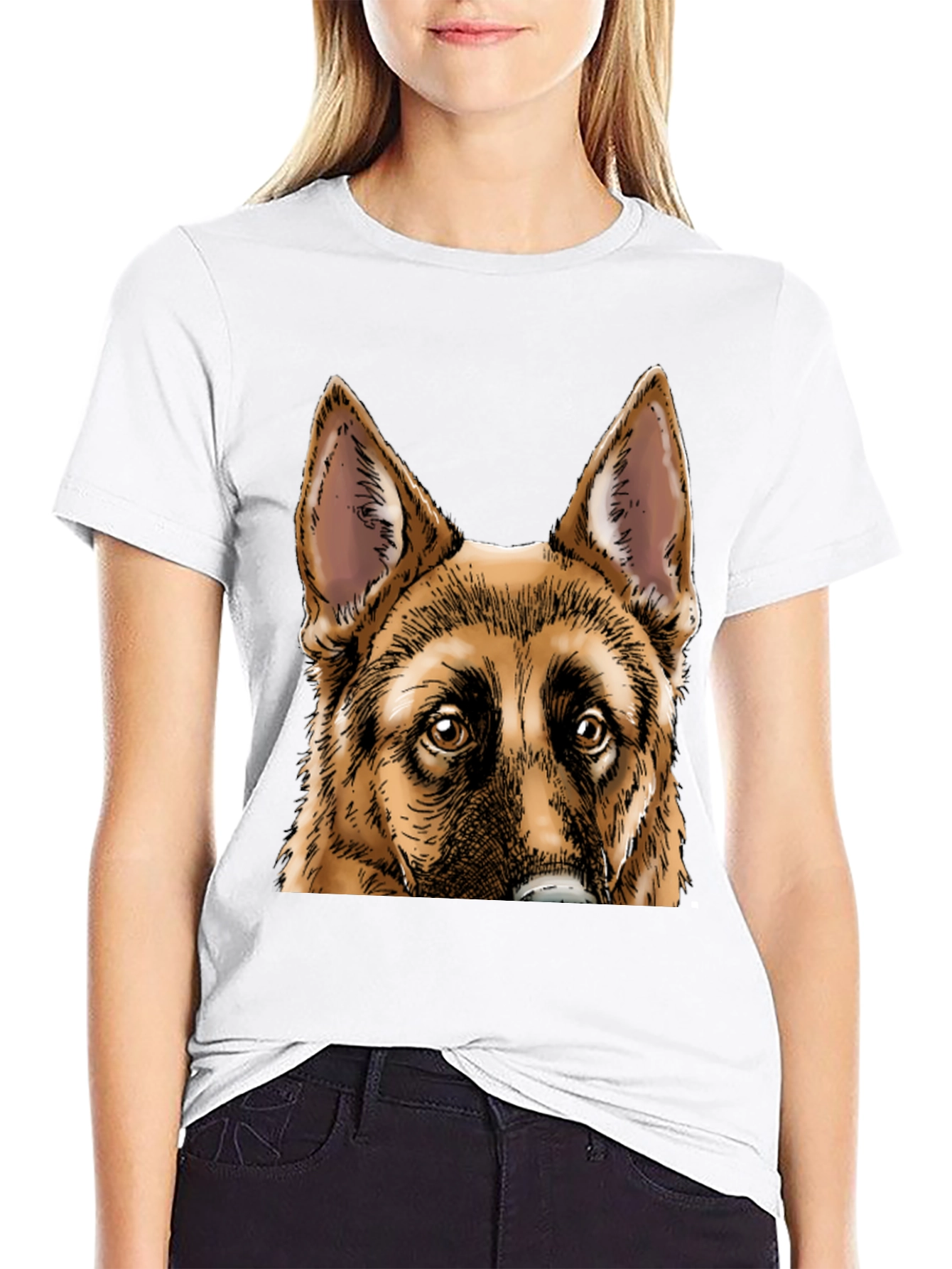 German Shepherd Dog Graphic T-Shirt