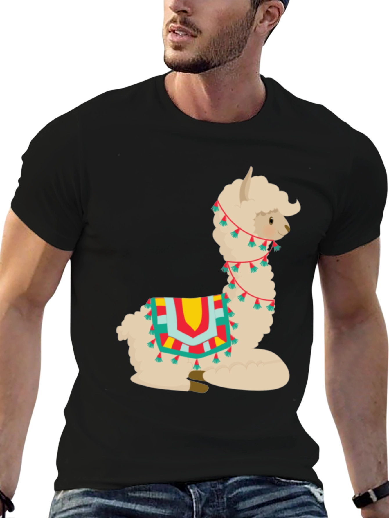 Alpaca T-Shirt - Cute Cartoon Llama Graphic Tee