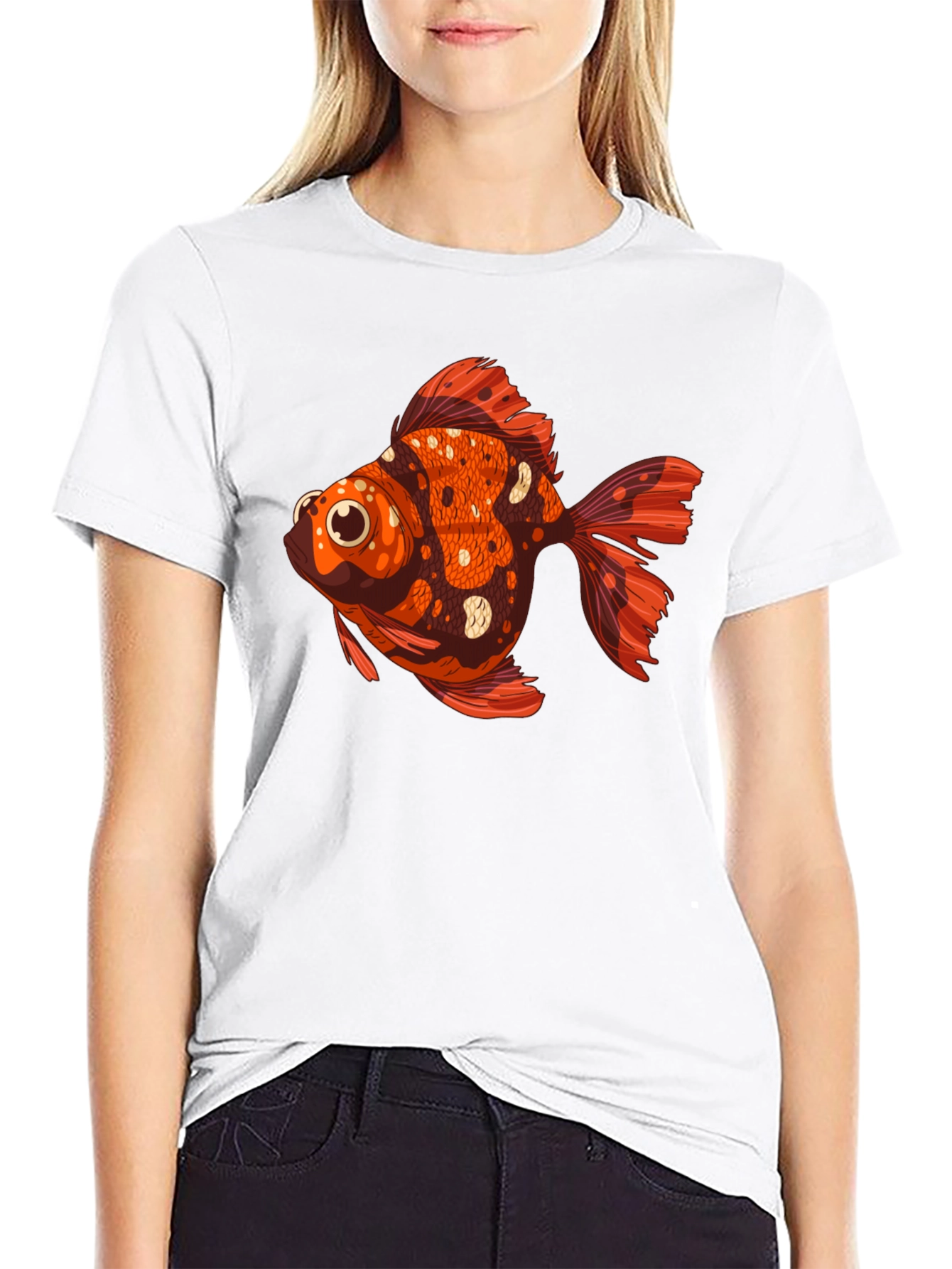 Goldfish Graphic Tee - Unique Animal T-Shirt