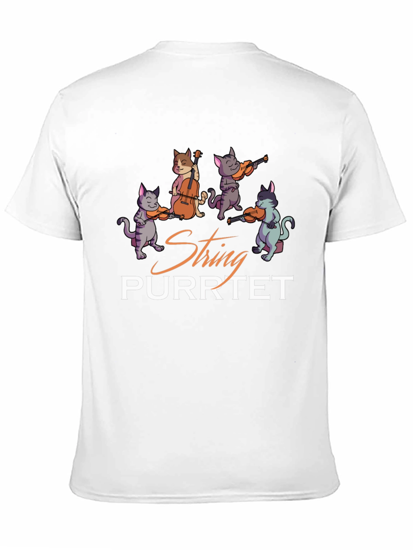 String Purrtet Cats Music T-Shirt