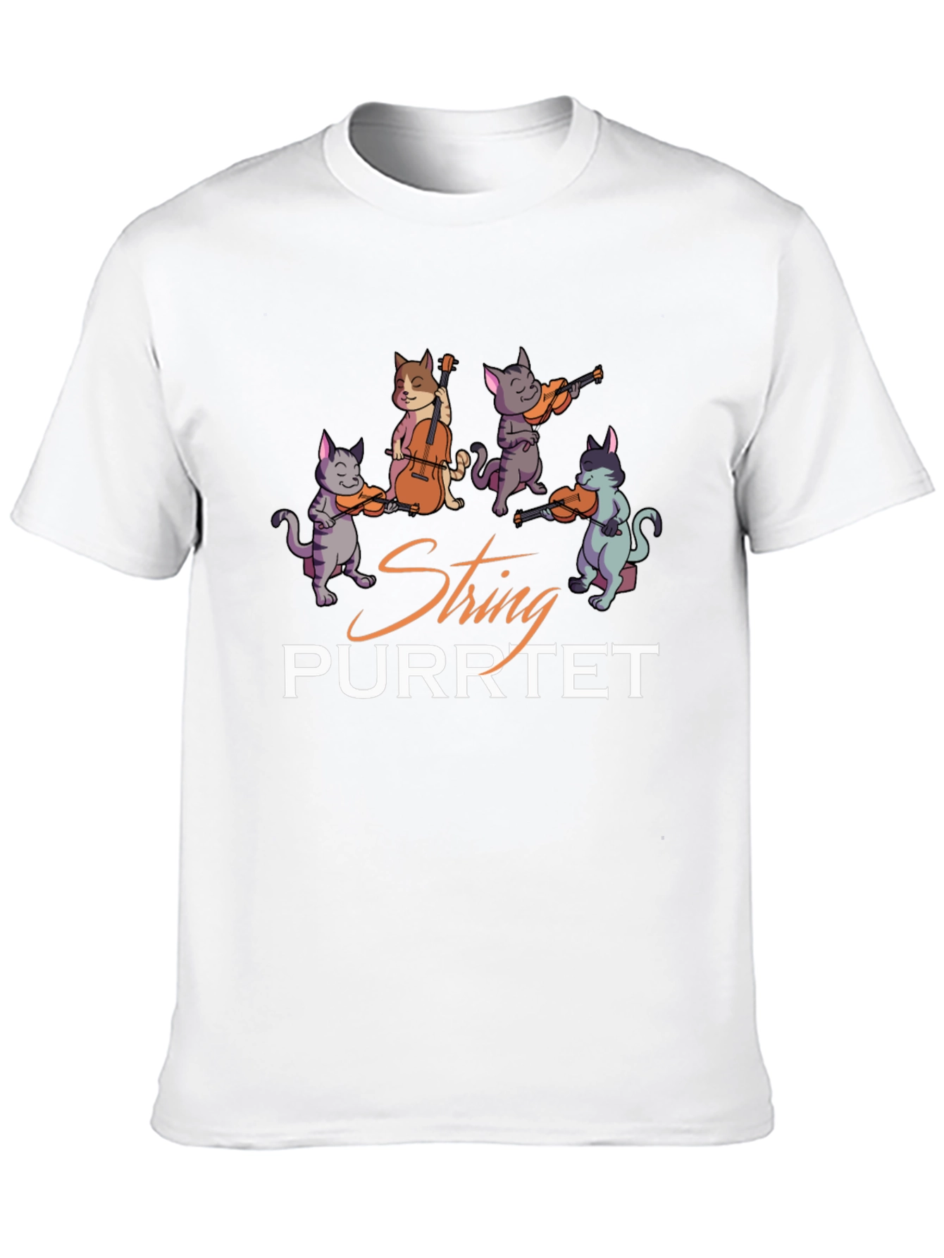 String Purrtet Cats Music T-Shirt