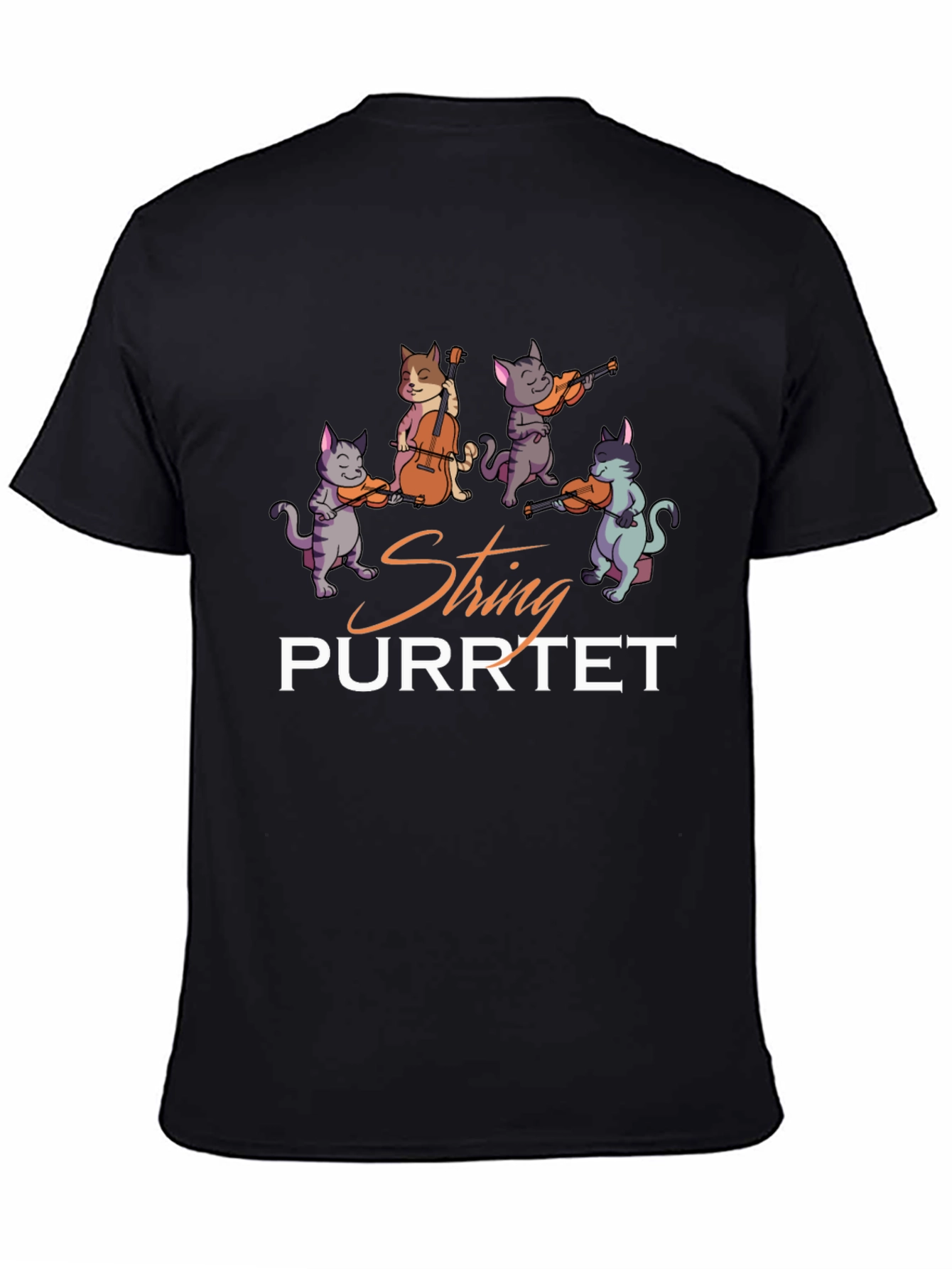 String Purrtet Cats Music T-Shirt