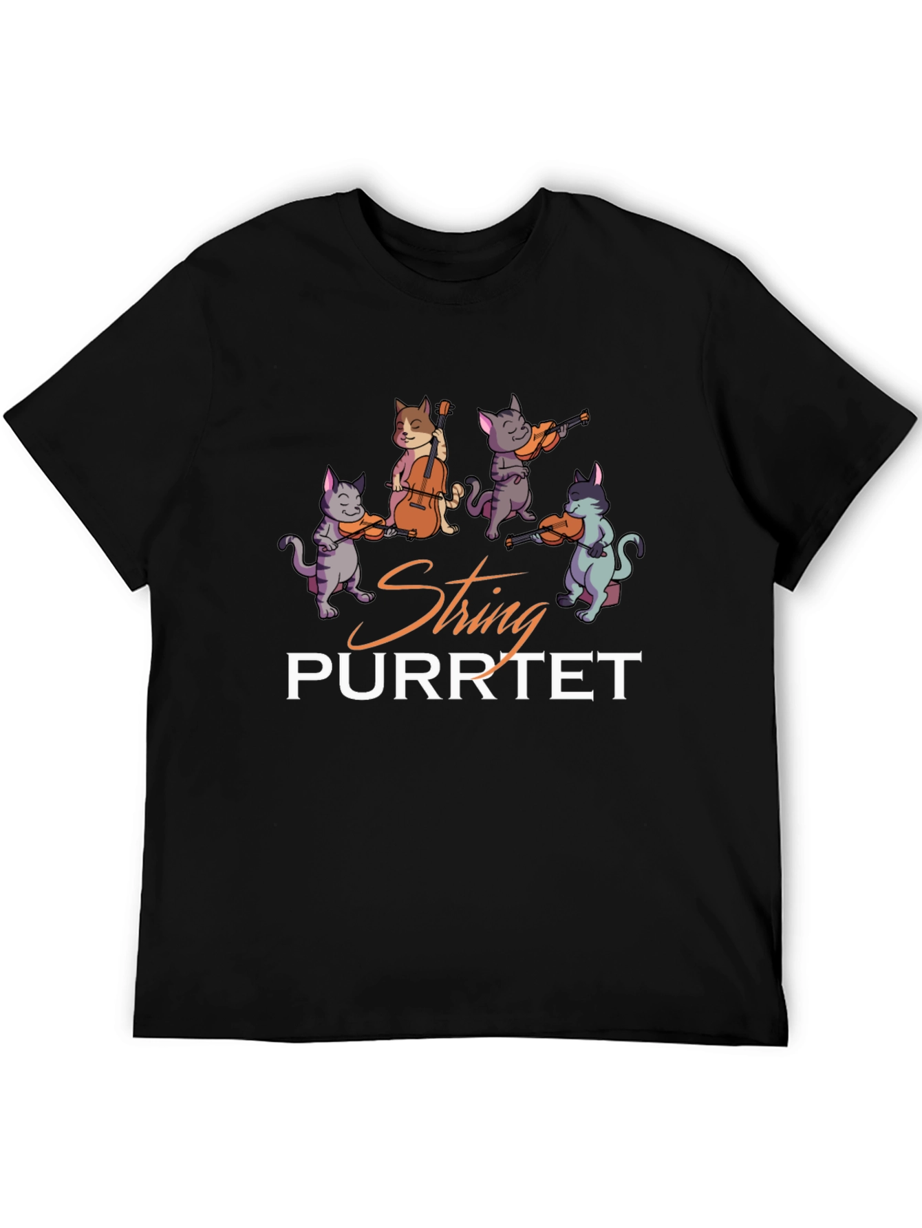 String Purrtet Cats Music T-Shirt