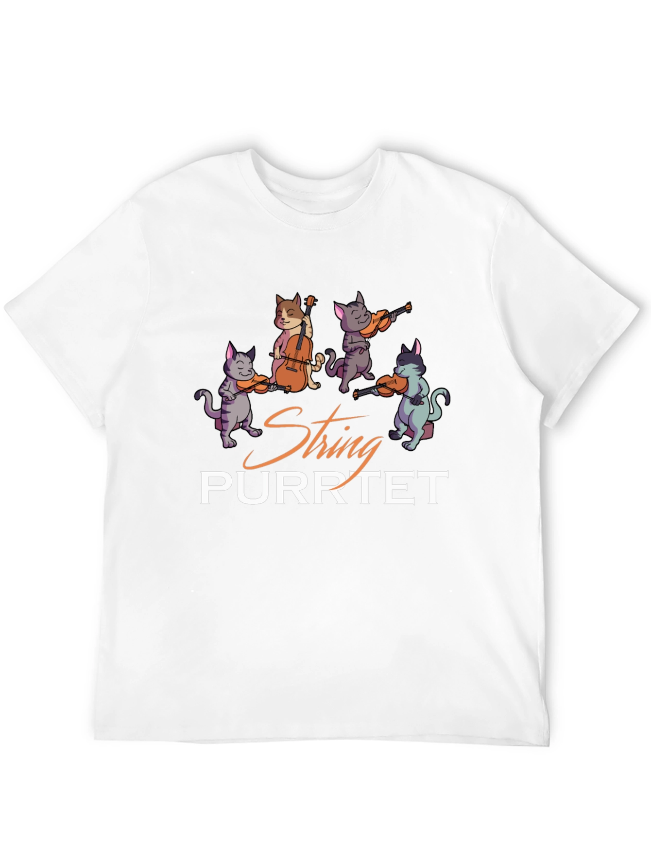 String Purrtet Cats Music T-Shirt
