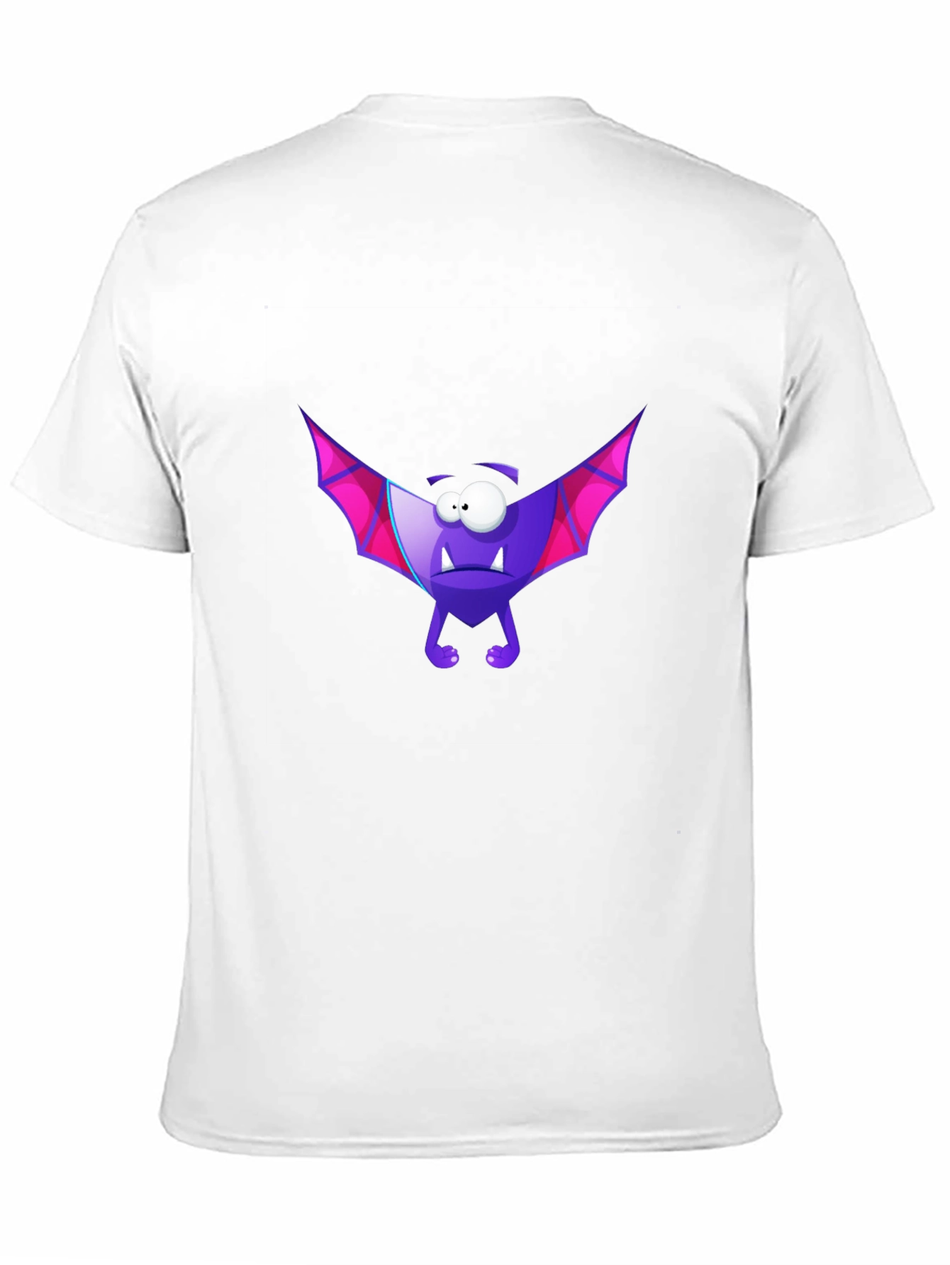 Funny Purple Bat Graphic T-Shirt