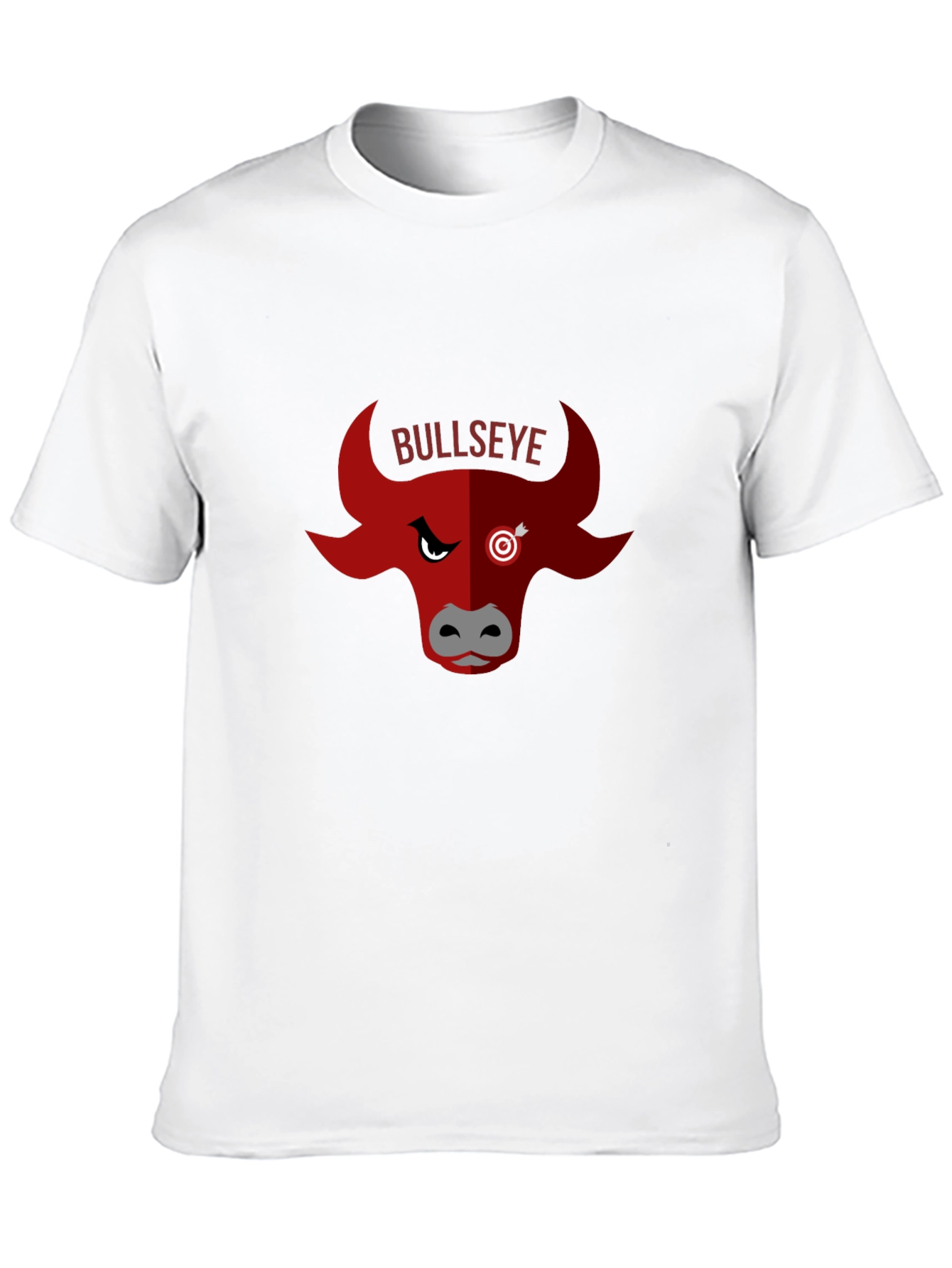 Bullseye Graphic Tee - Unique Bull Design