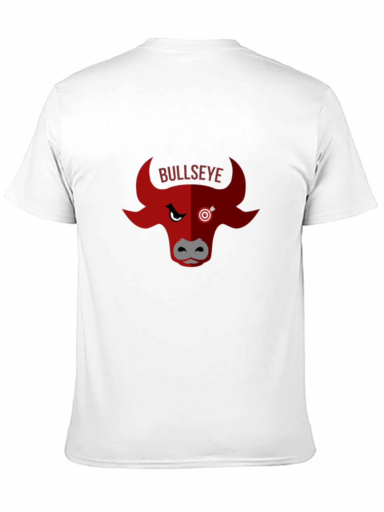 Bullseye Graphic Tee - Unique Bull Design