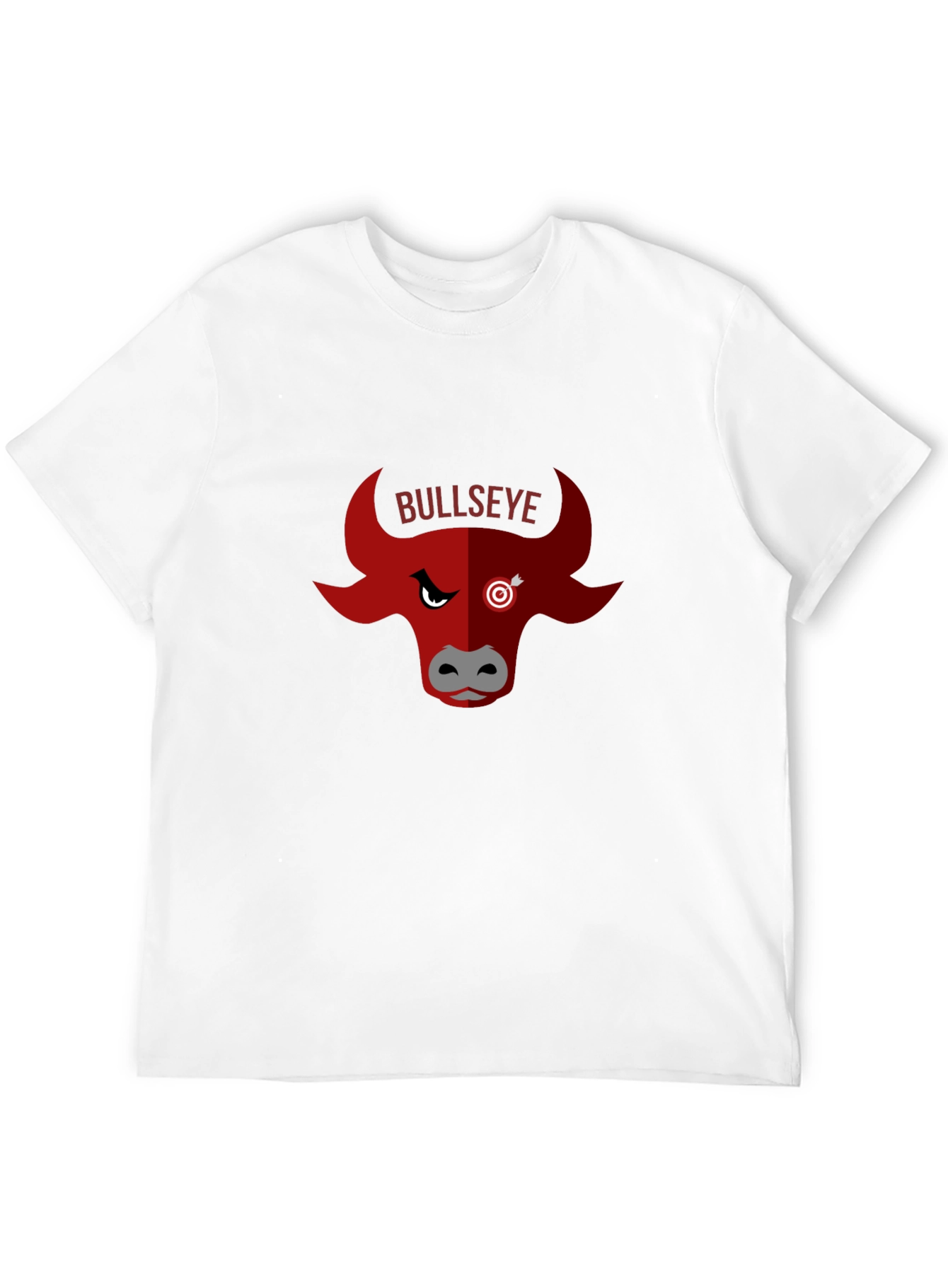 Bullseye Graphic Tee - Unique Bull Design