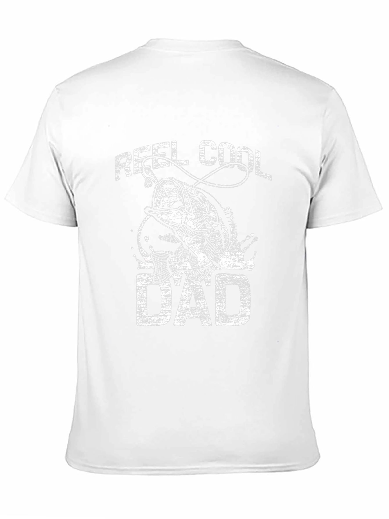 Reel Cool Dad Fishing Graphic T-Shirt
