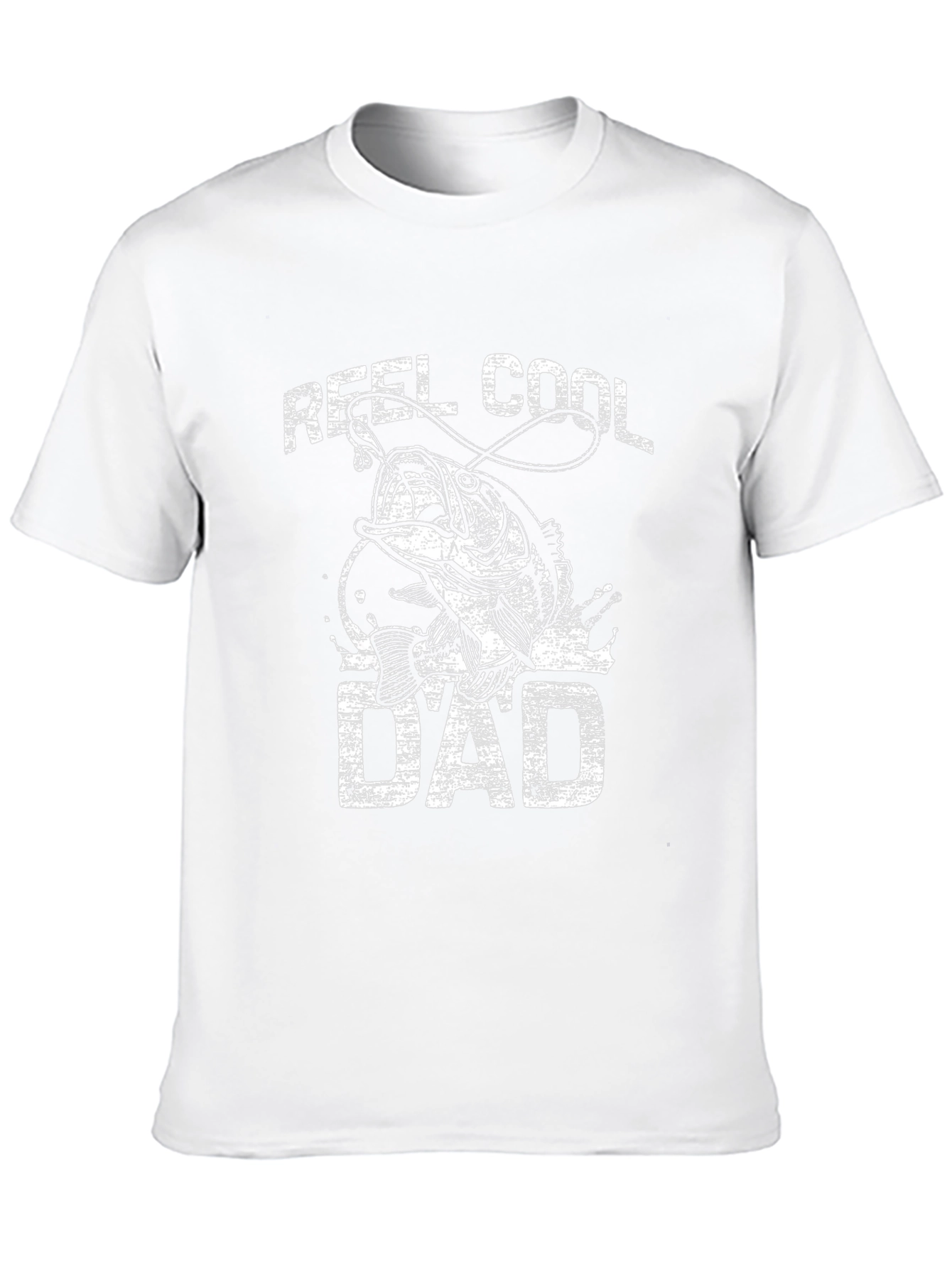 Reel Cool Dad Fishing Graphic T-Shirt