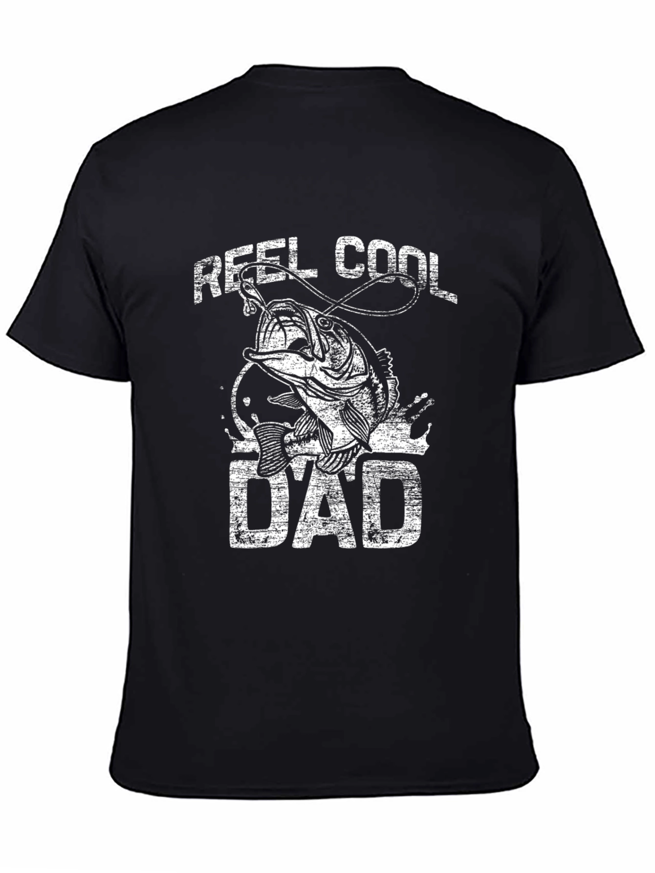 Reel Cool Dad Fishing Graphic T-Shirt