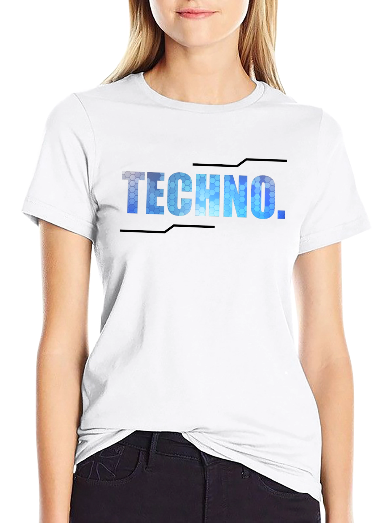 Techno Graphic Tee - Black