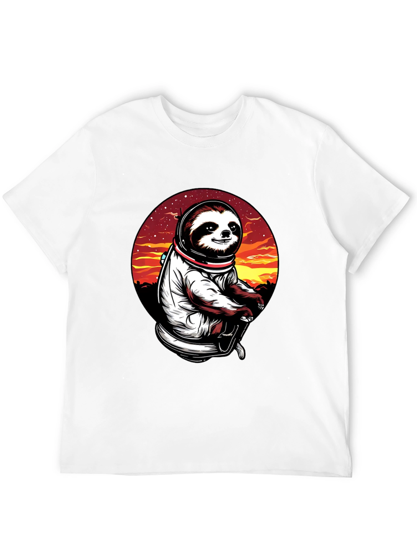 Sloth Astronaut T-Shirt - Space Explorer Tee