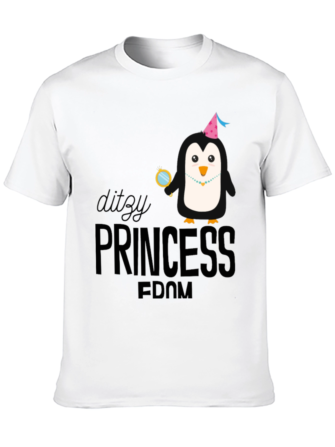 Penguin Princess T-Shirt - Whimsical & Fun!