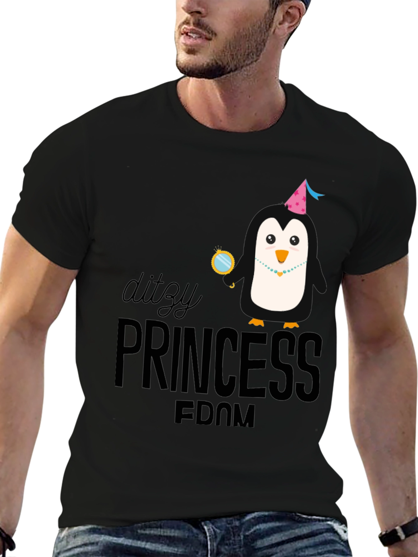 Penguin Princess T-Shirt - Whimsical & Fun!