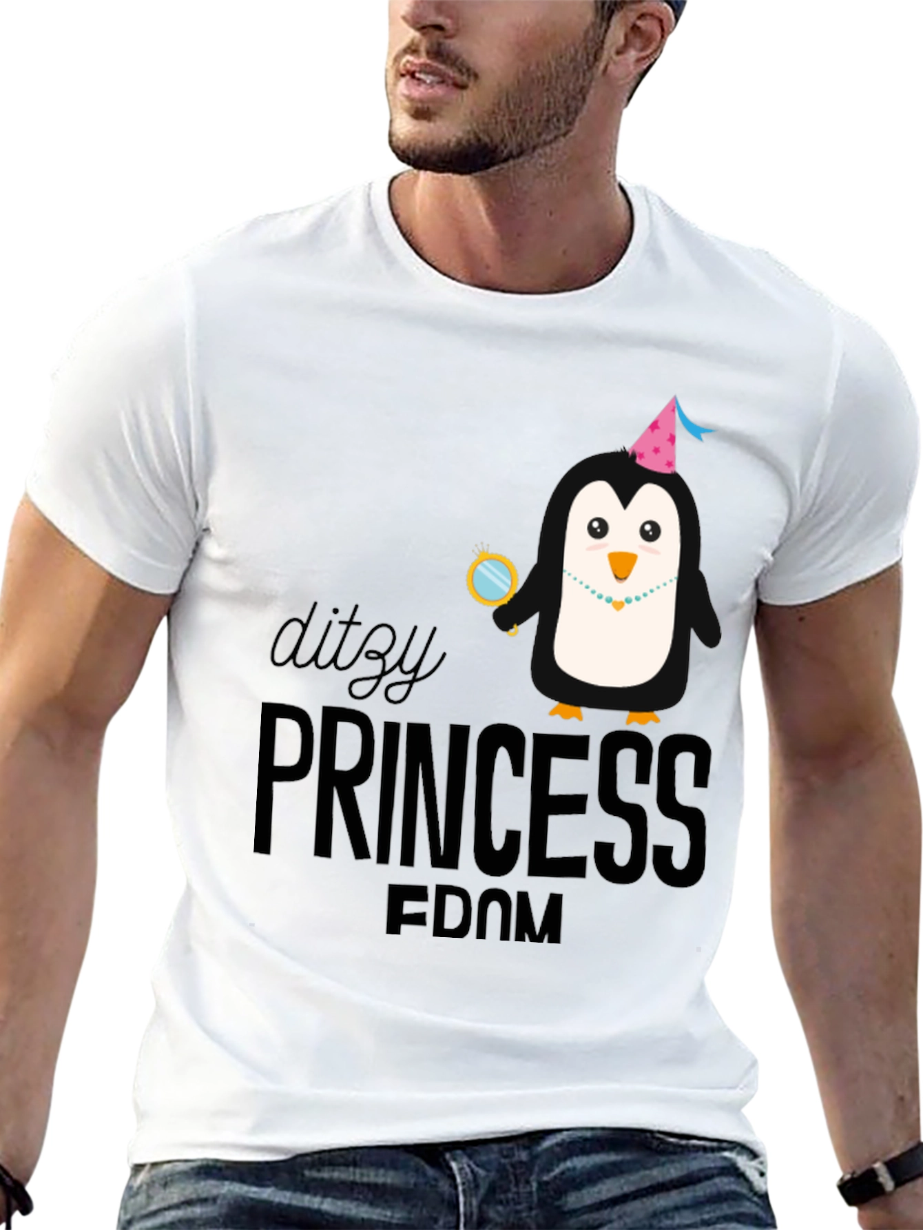 Penguin Princess T-Shirt - Whimsical & Fun!