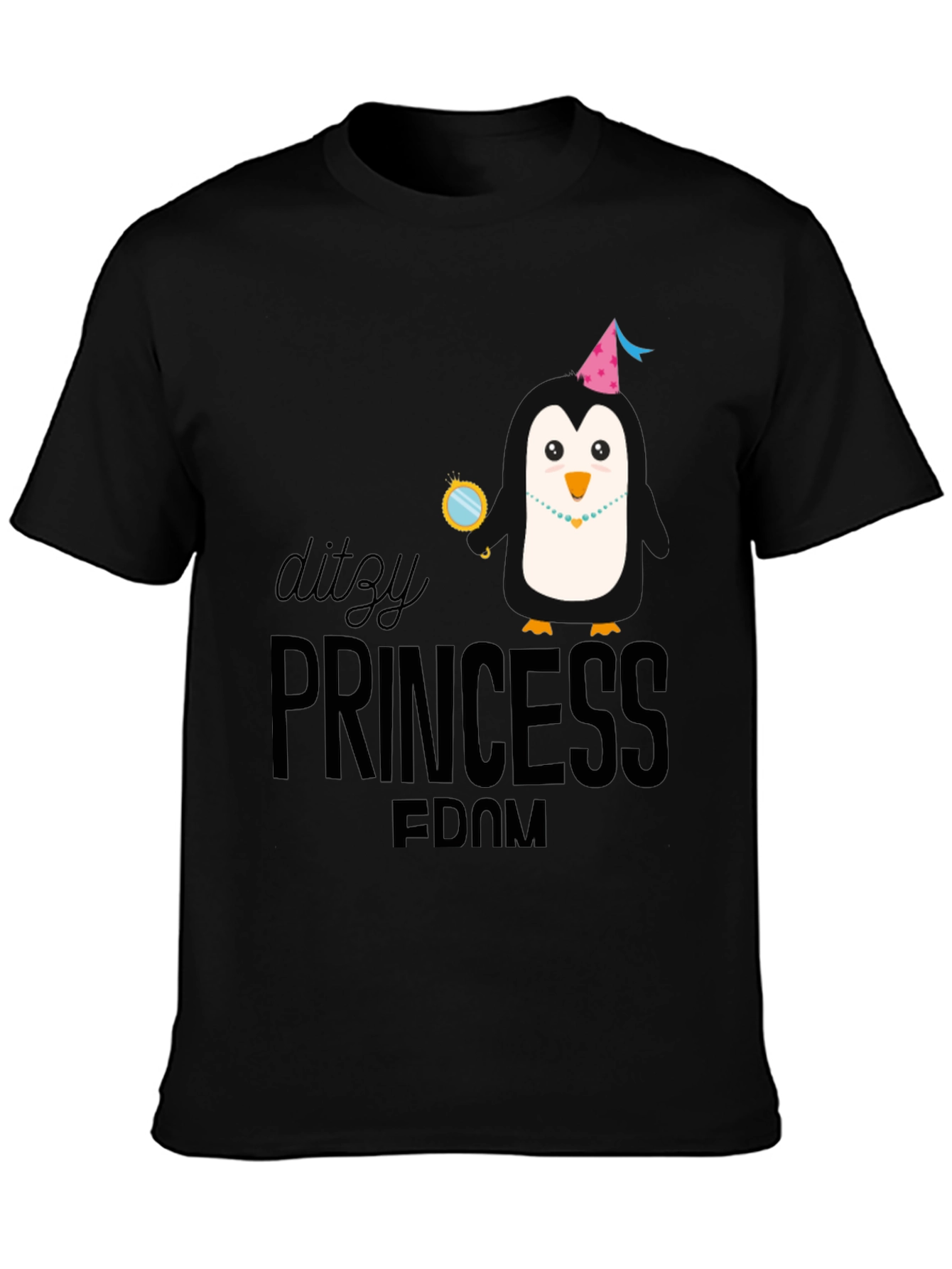Penguin Princess T-Shirt - Whimsical & Fun!