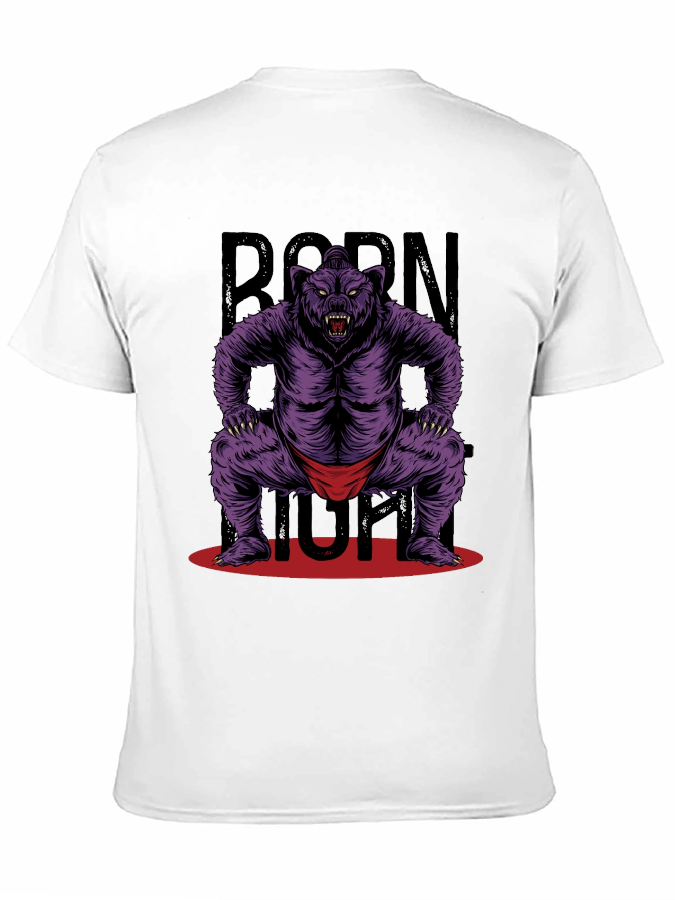 Born Tough Bear Graphic T-Shirt