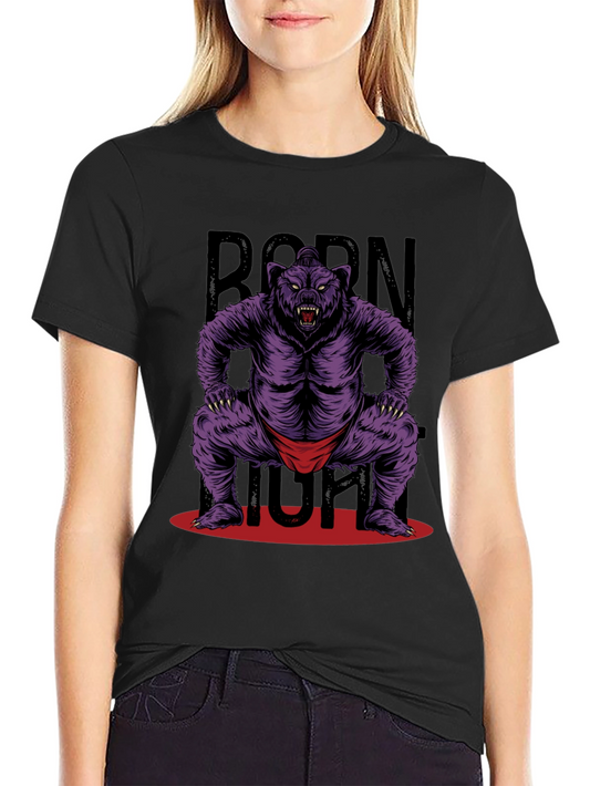 Born Tough Bear Graphic T-Shirt