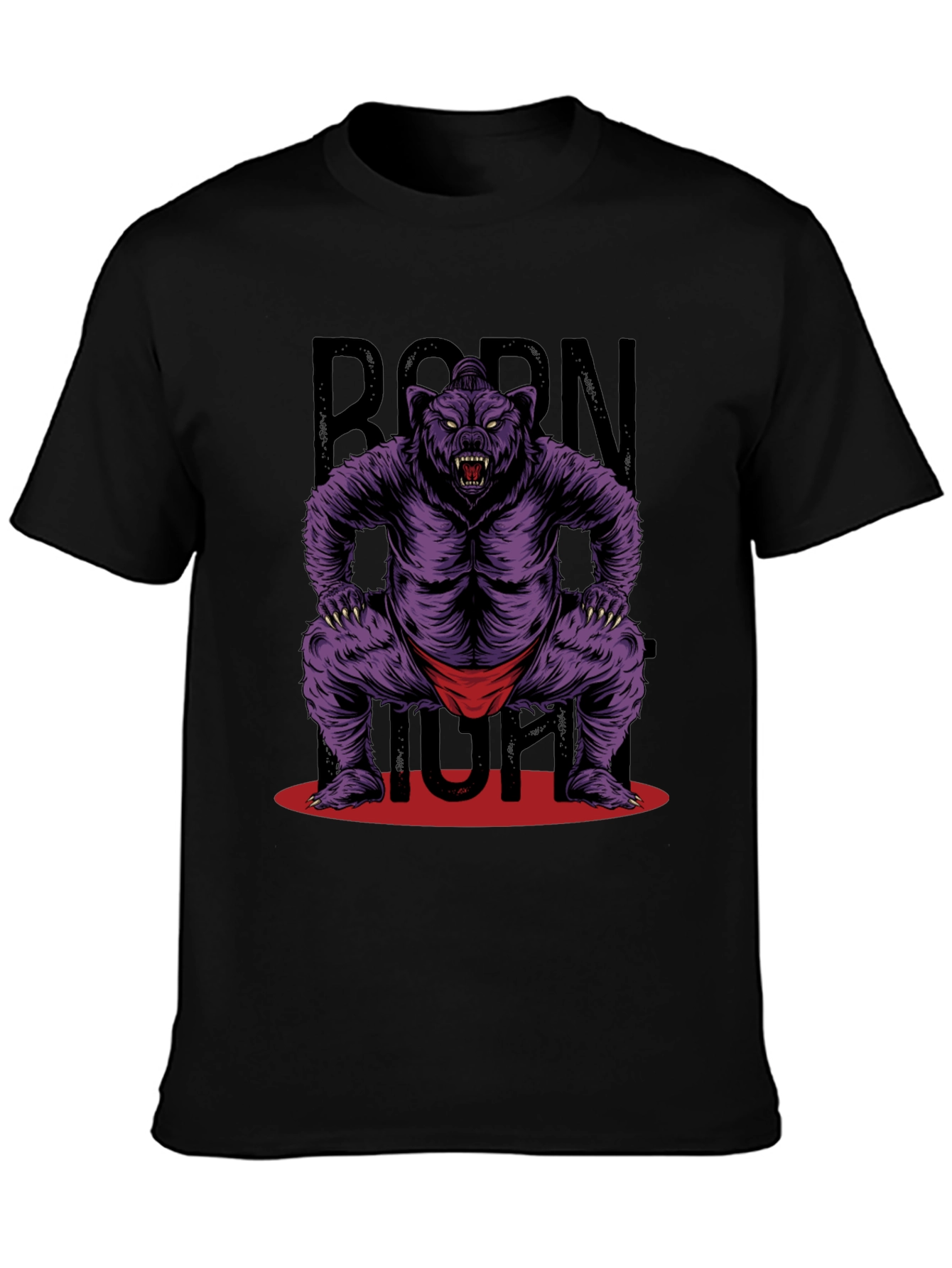 Born Tough Bear Graphic T-Shirt