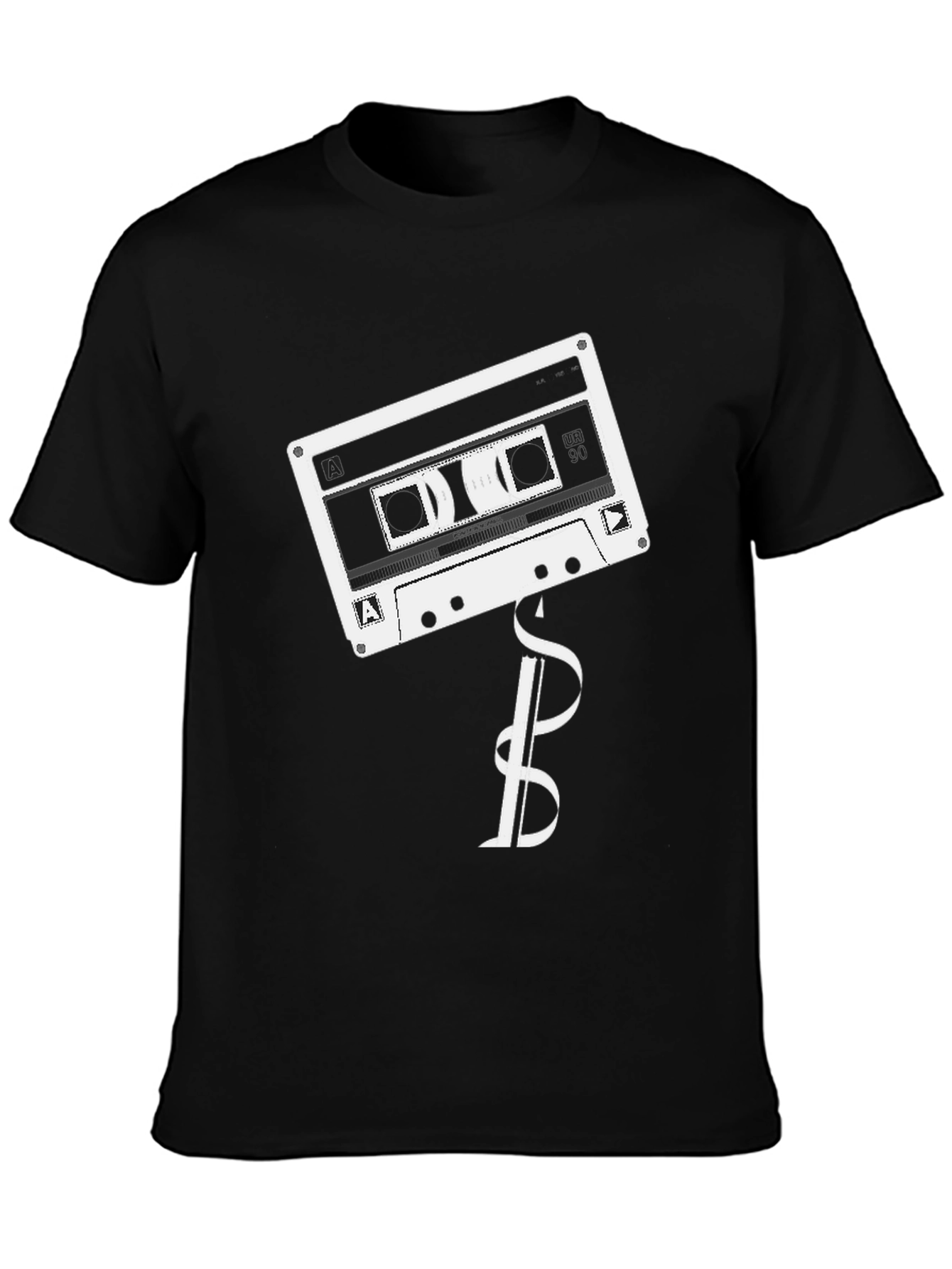 Retro Cassette Tape Graphic T-Shirt - Classic Music Tee