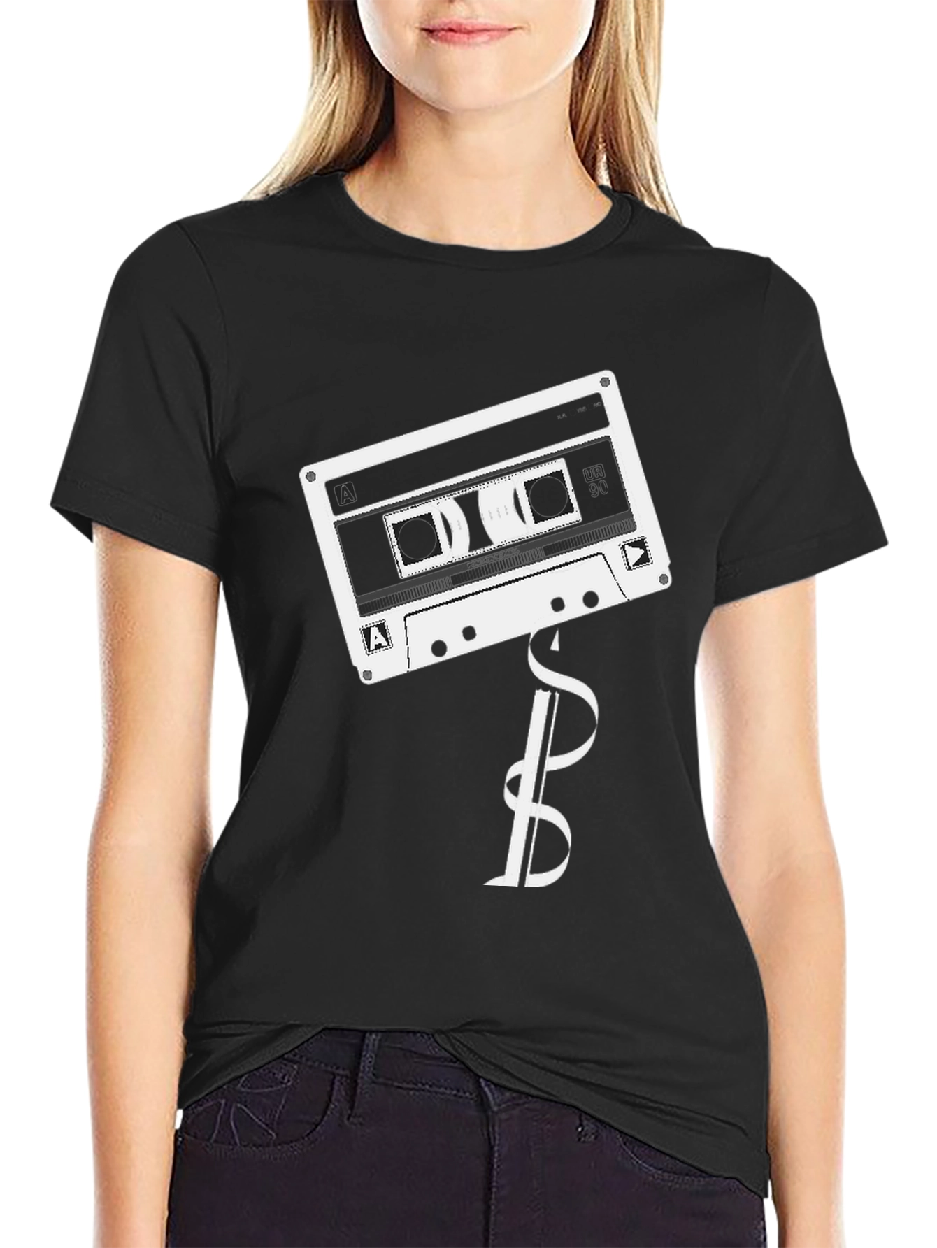 Retro Cassette Tape Graphic T-Shirt - Classic Music Tee