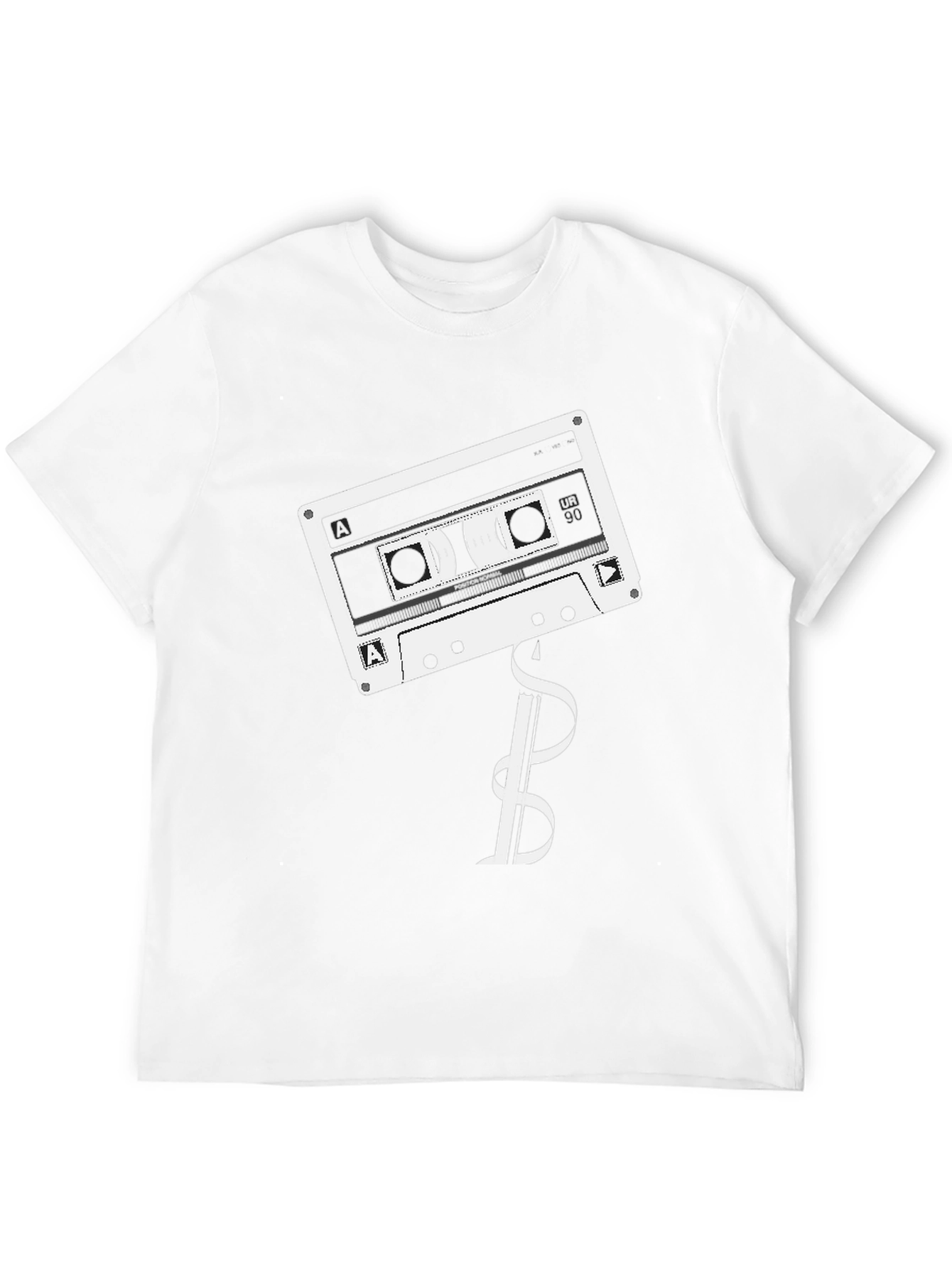 Retro Cassette Tape Graphic T-Shirt - Classic Music Tee