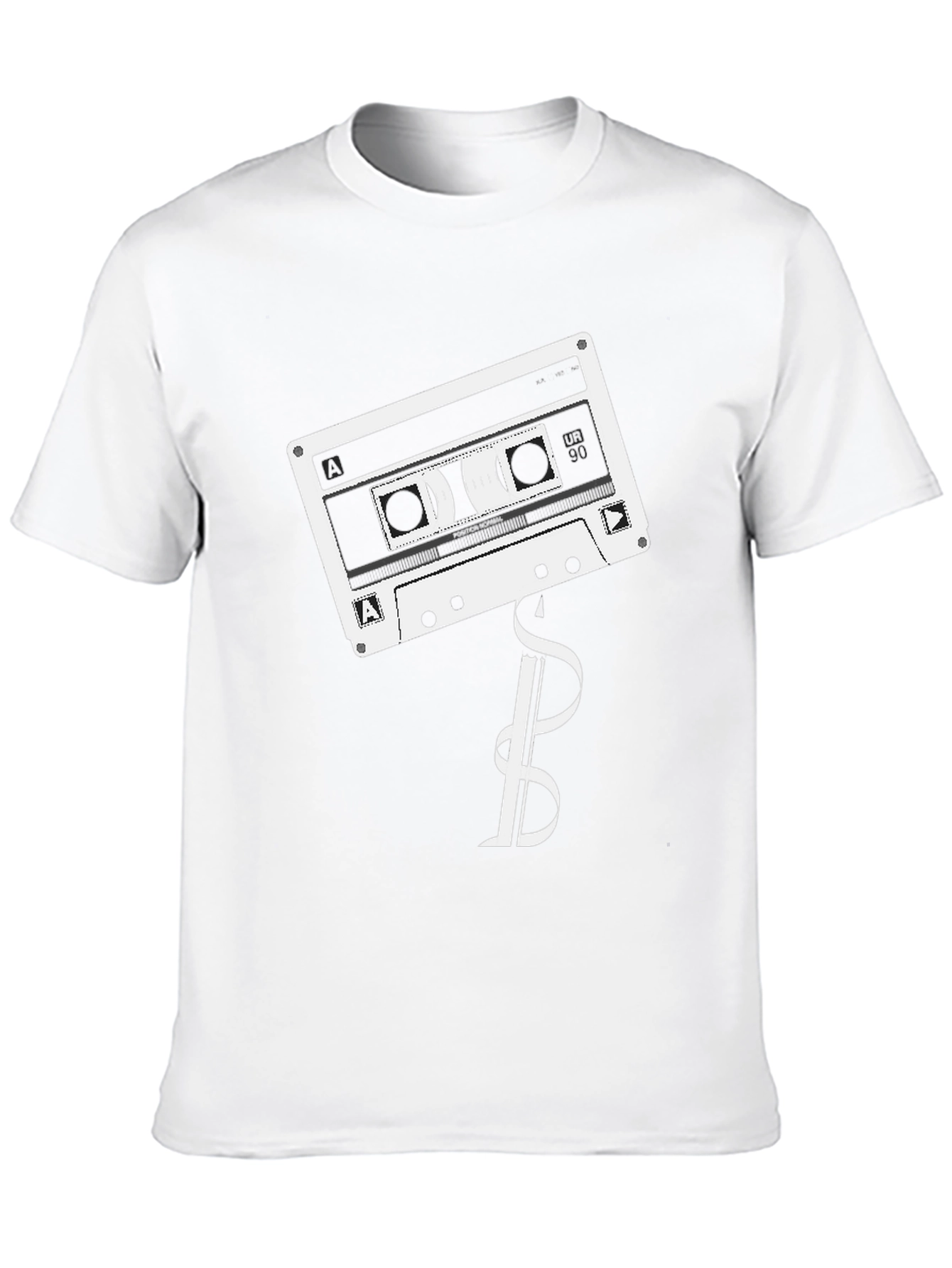 Retro Cassette Tape Graphic T-Shirt - Classic Music Tee