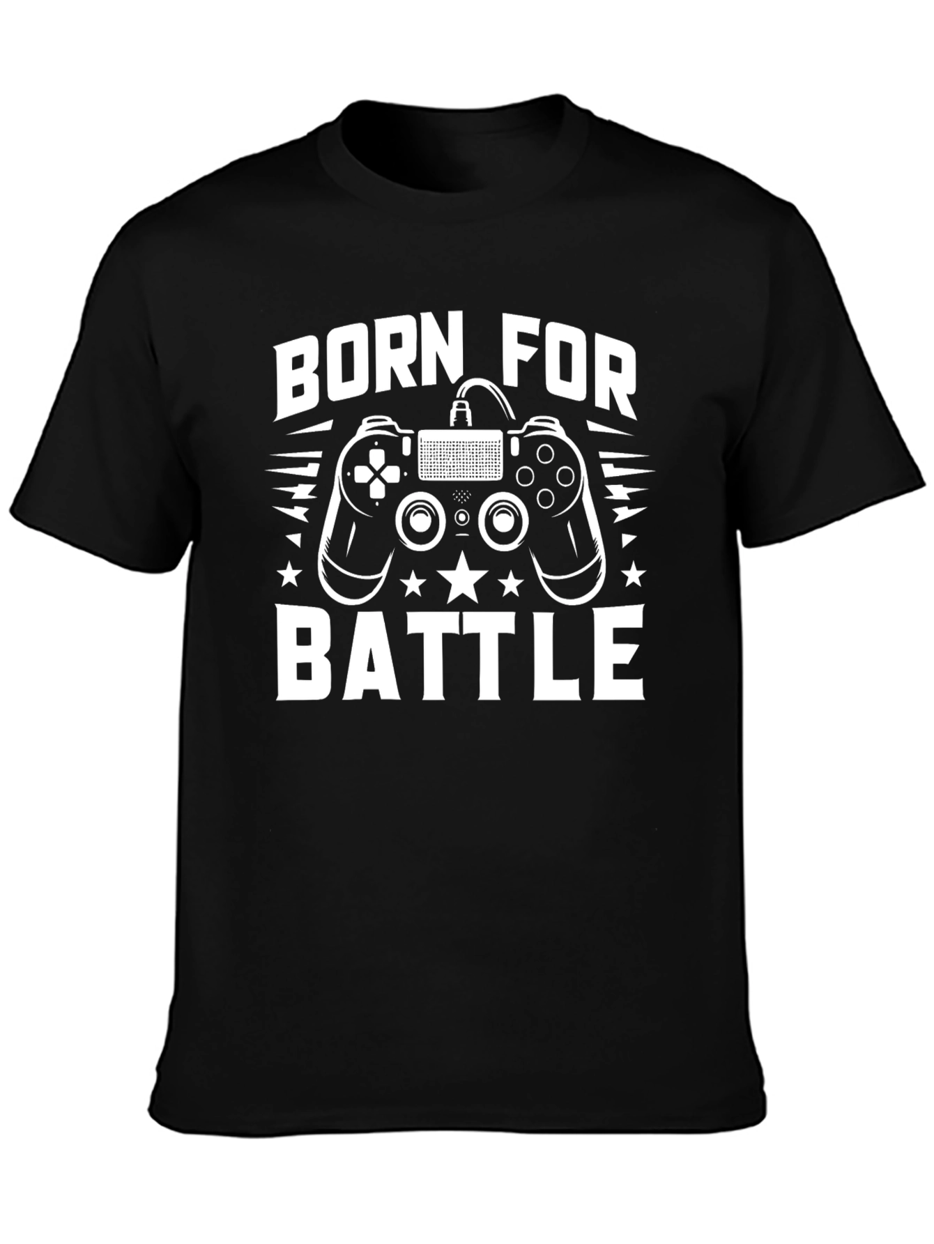 Born For Battle Gaming T-Shirt - Black