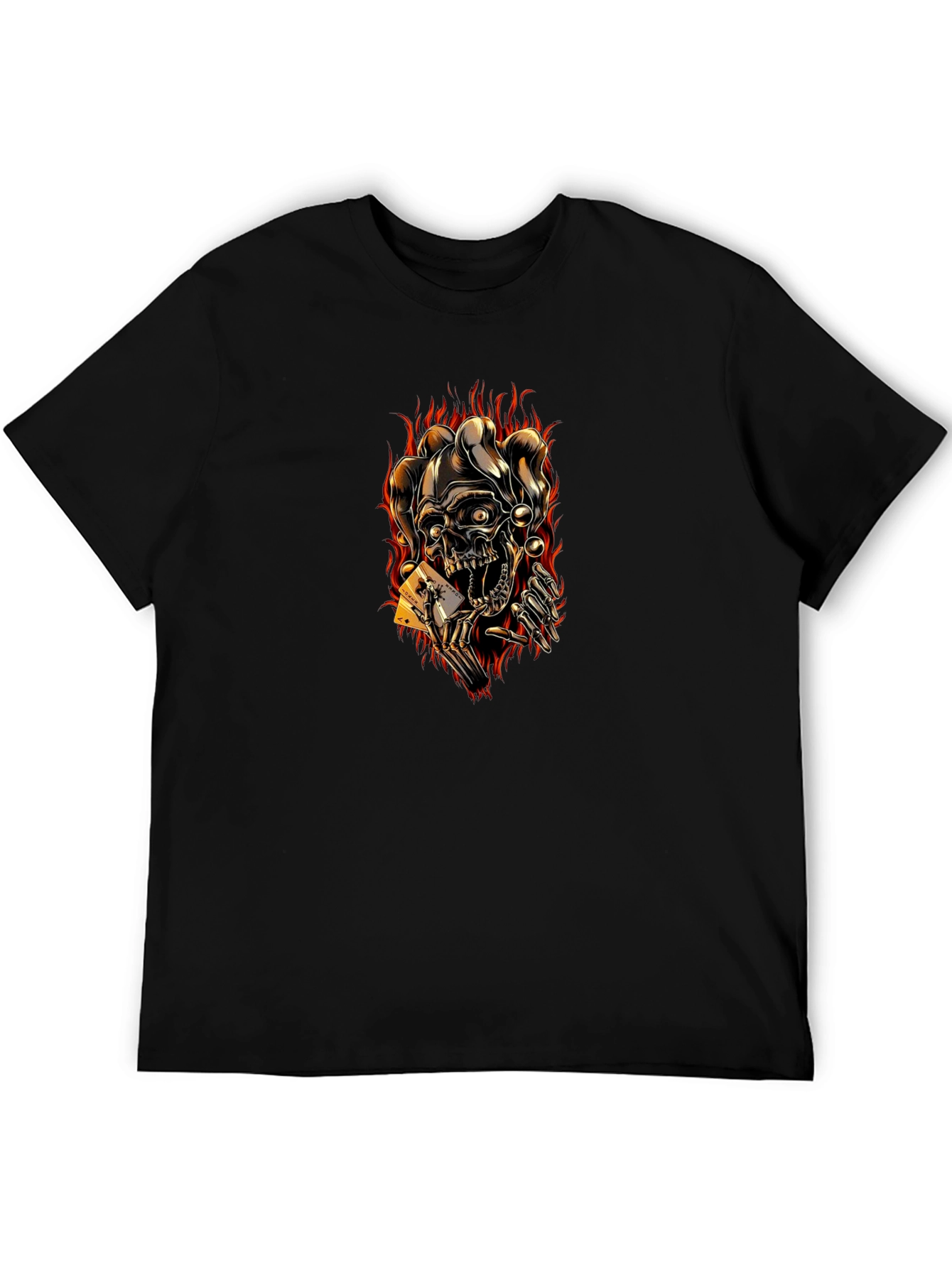 Skull Joker T-Shirt Graphic Tee