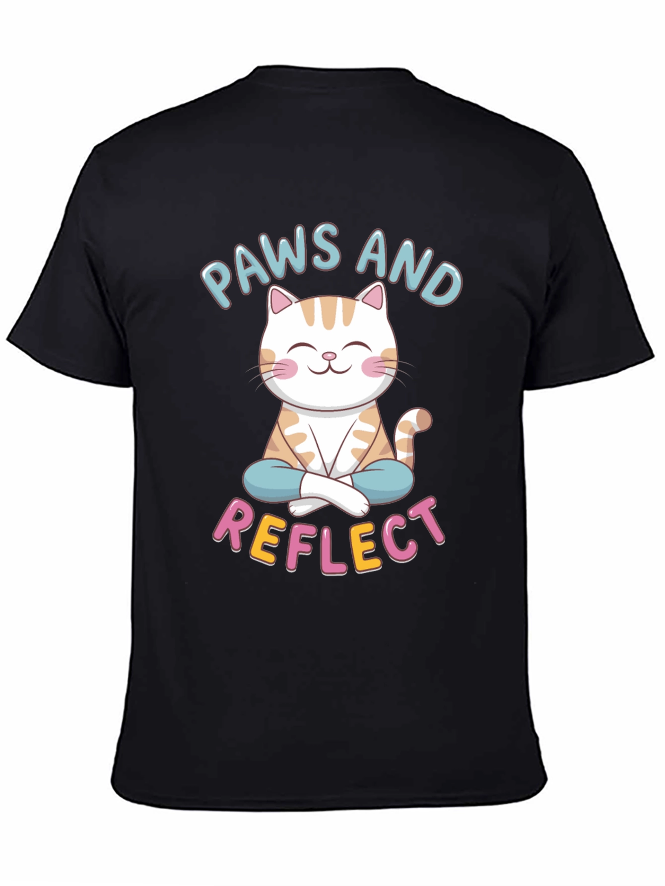Paws and Reflect Cat T-Shirt