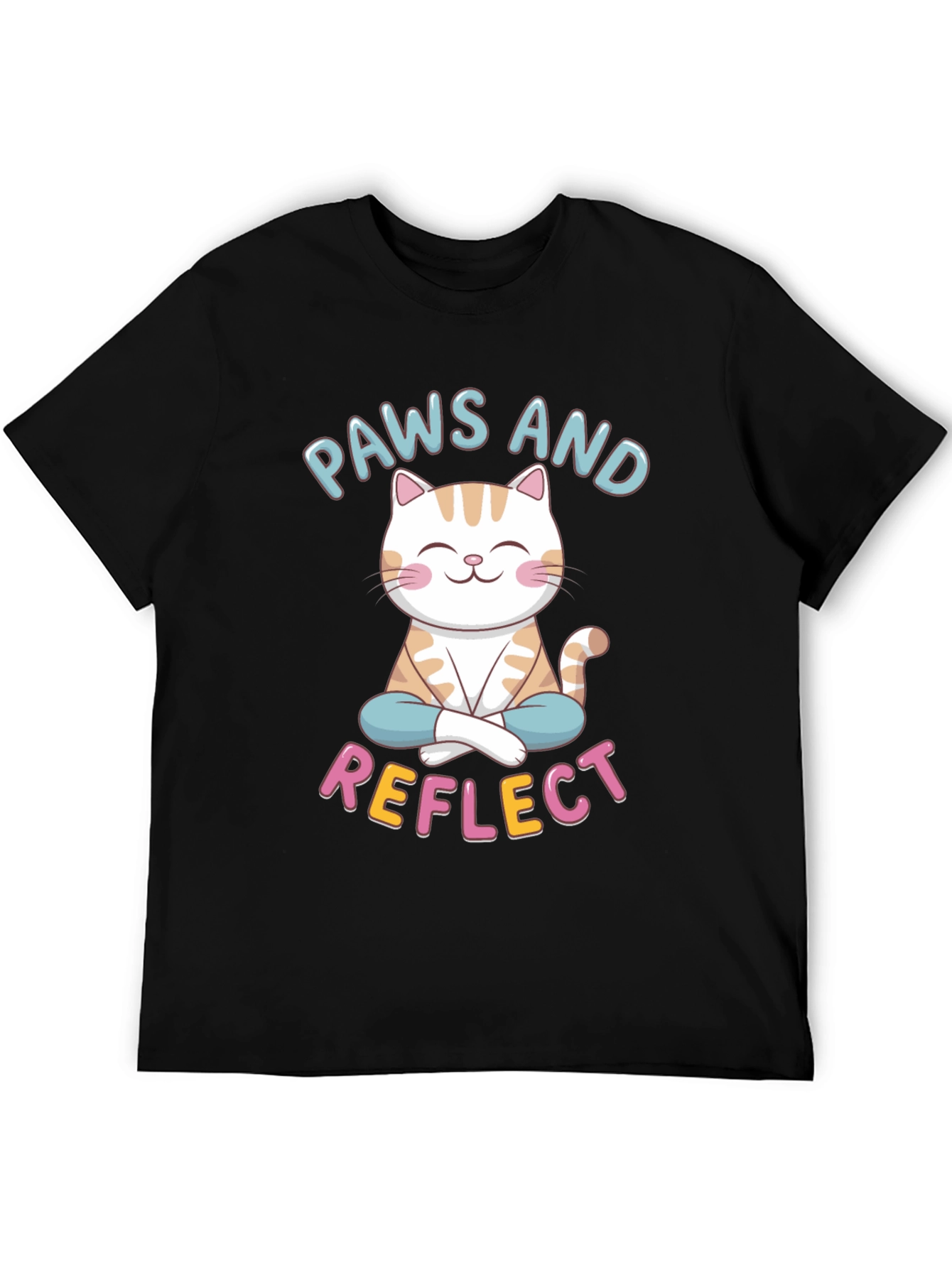 Paws and Reflect Cat T-Shirt
