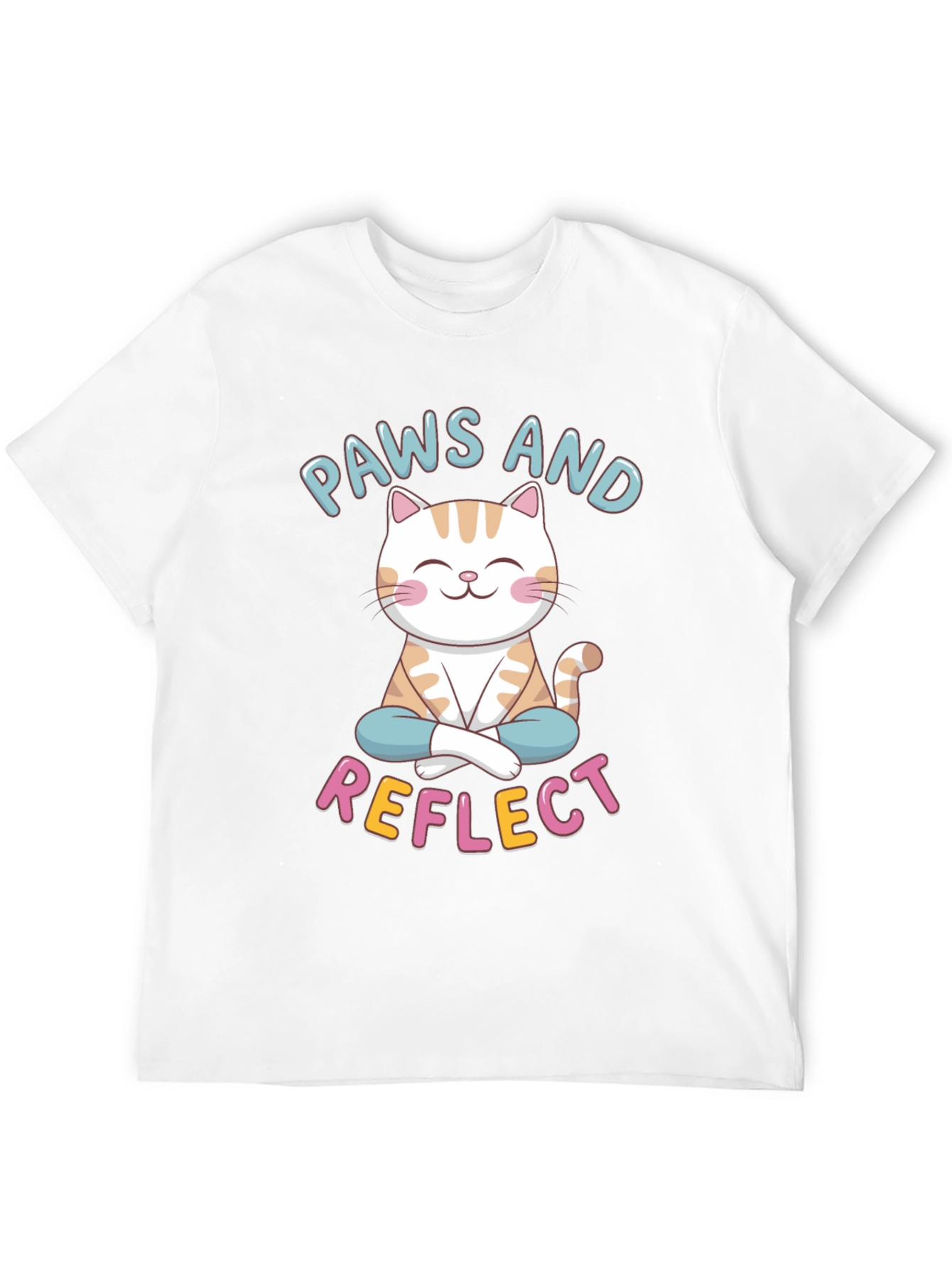 Paws and Reflect Cat T-Shirt