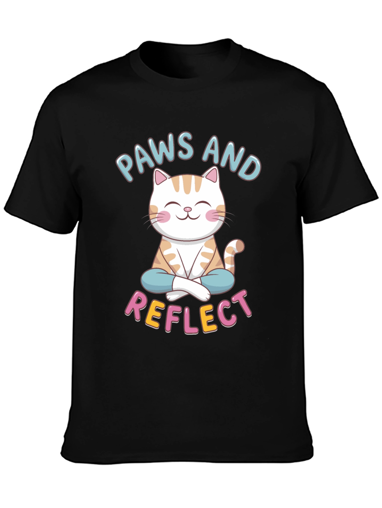 Paws and Reflect Cat T-Shirt