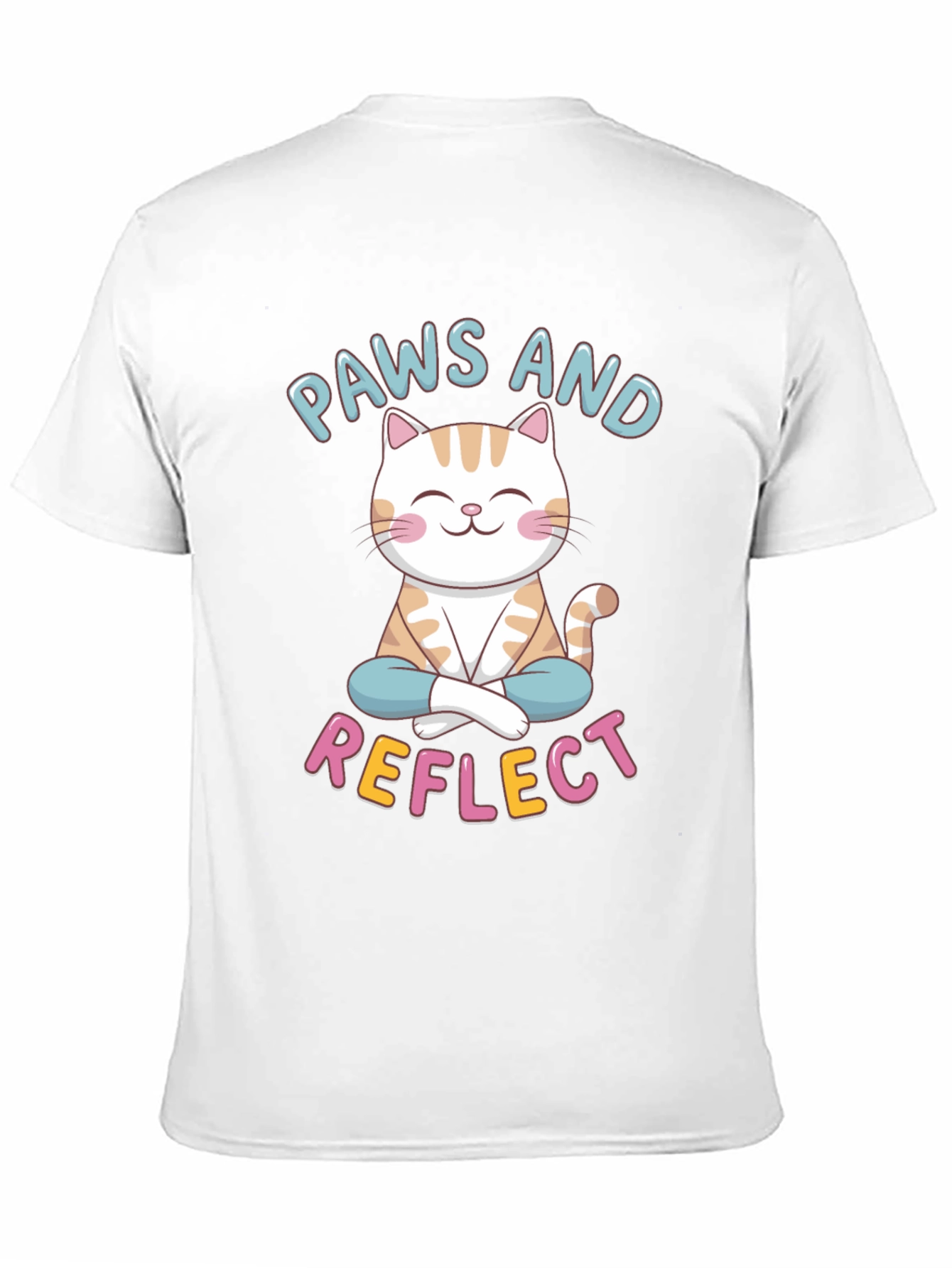 Paws and Reflect Cat T-Shirt