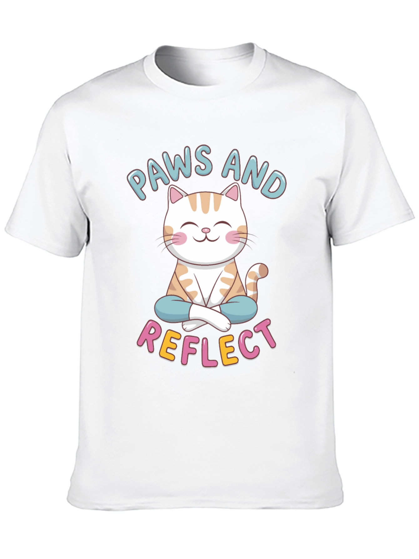Paws and Reflect Cat T-Shirt