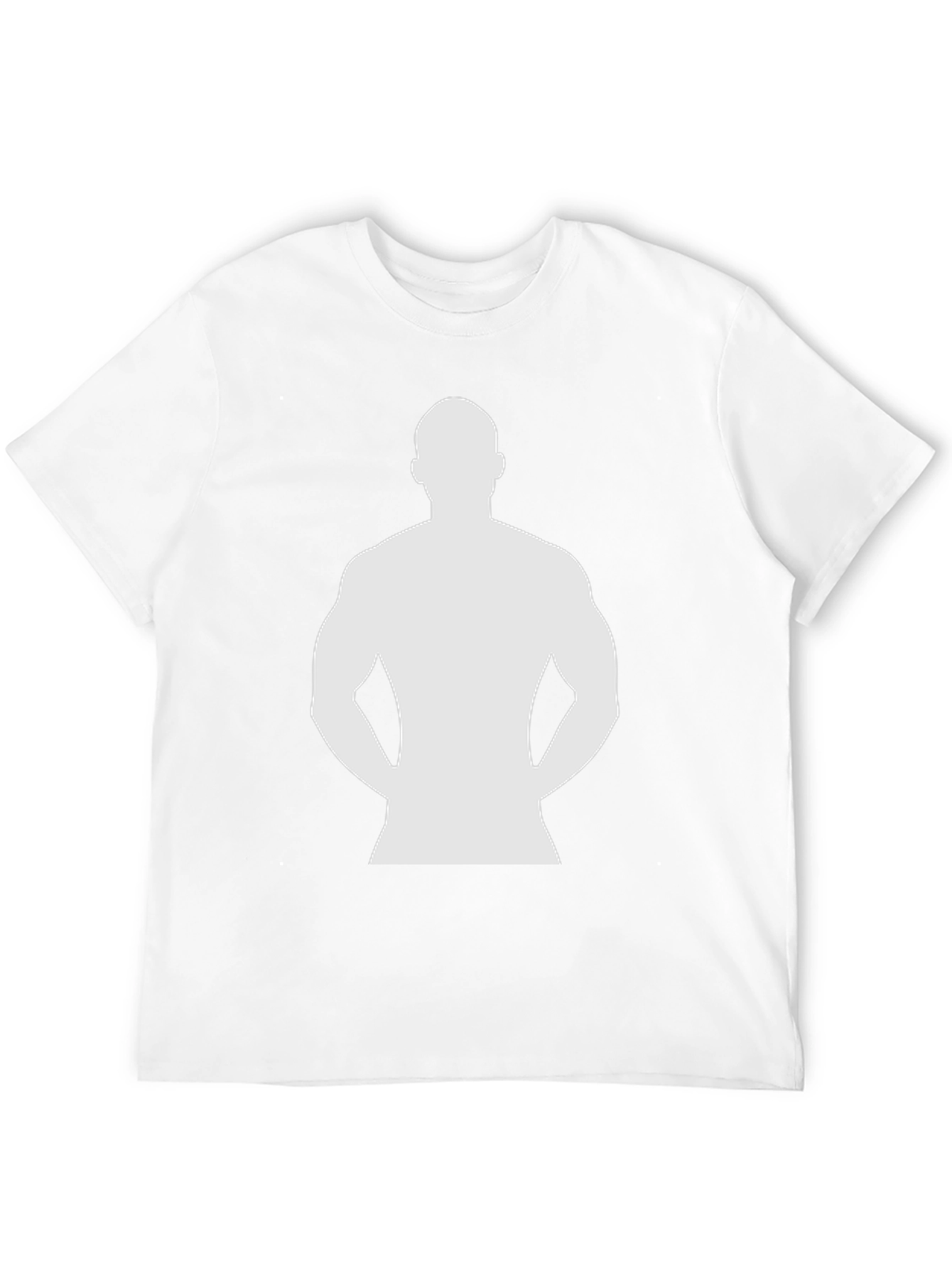Black T-Shirt with Silhouette Graphic
