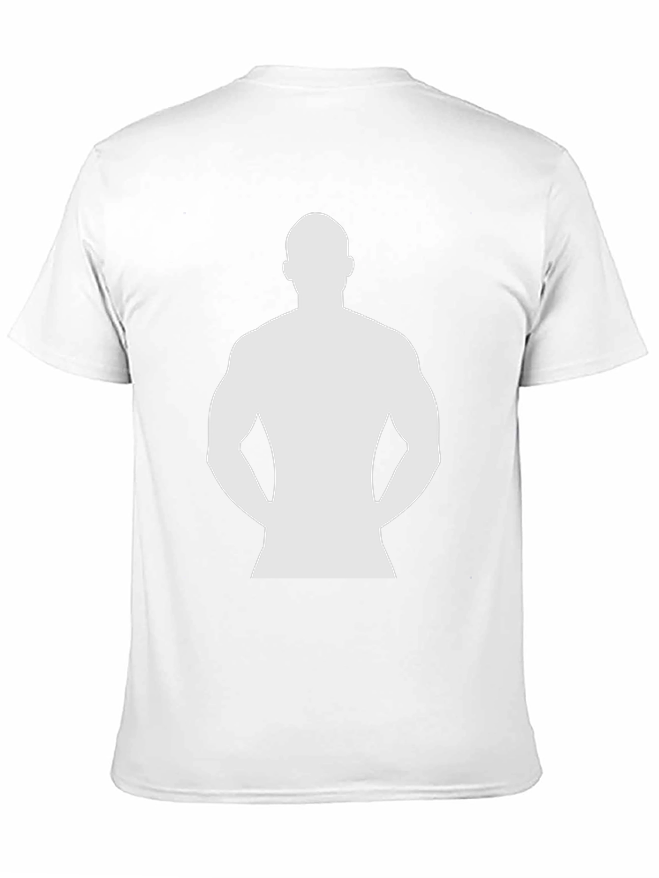 Black T-Shirt with Silhouette Graphic