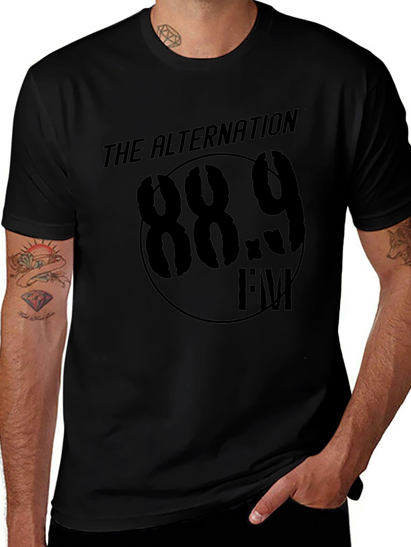 The Alternation 88.9 FM Black T-Shirt