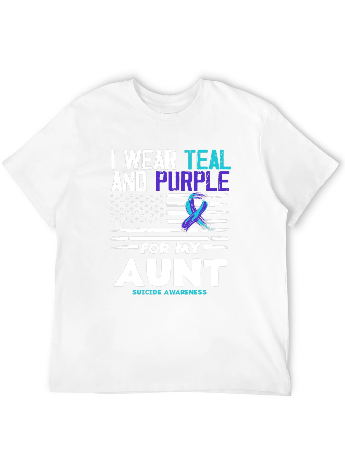 Teal & Purple Suicide Awareness T-Shirt