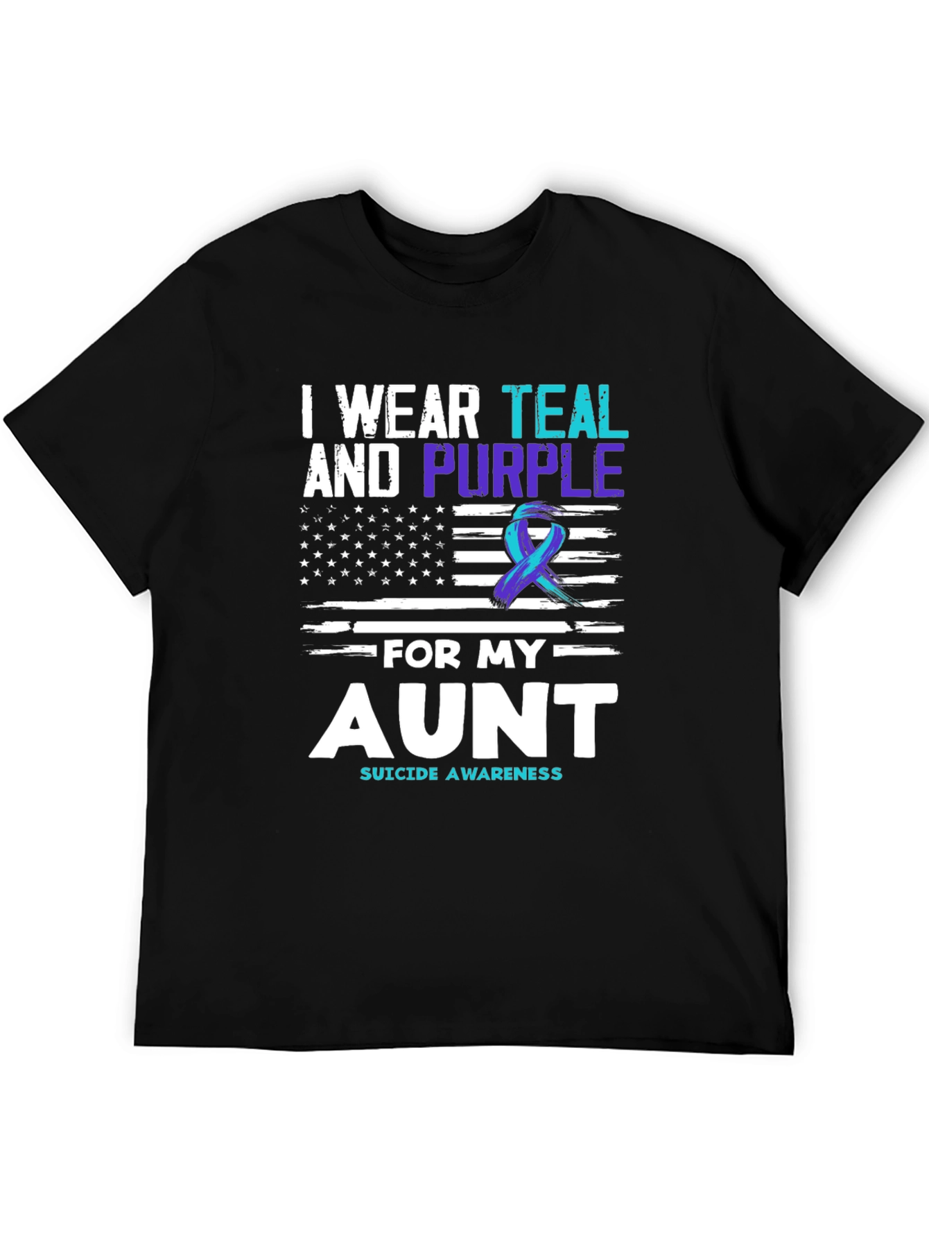 Teal & Purple Suicide Awareness T-Shirt