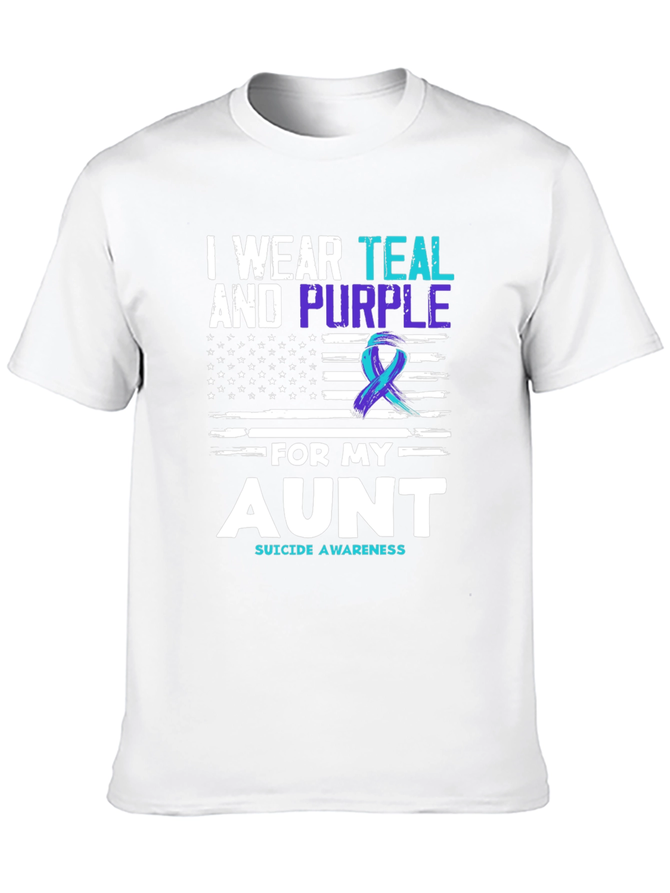 Teal & Purple Suicide Awareness T-Shirt