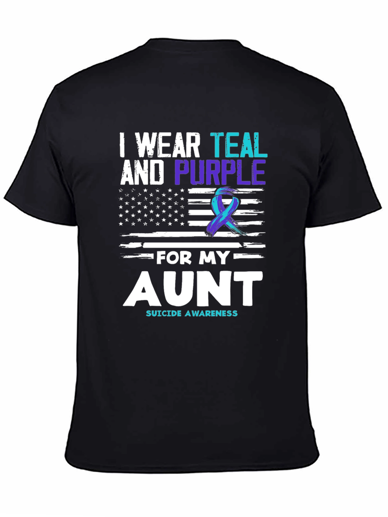 Teal & Purple Suicide Awareness T-Shirt