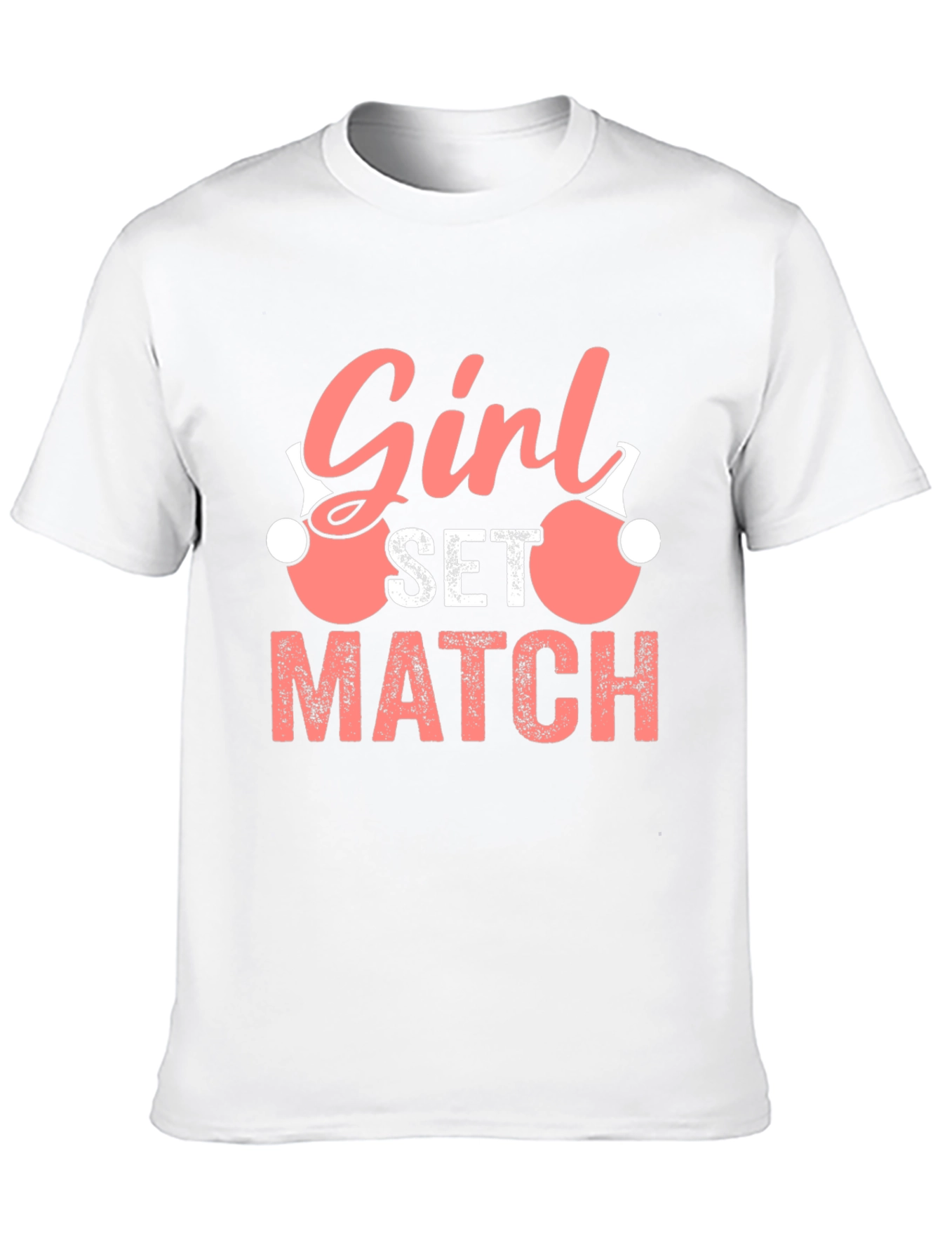 Girl Set Match T-Shirt - Ping Pong Volleyball Tee