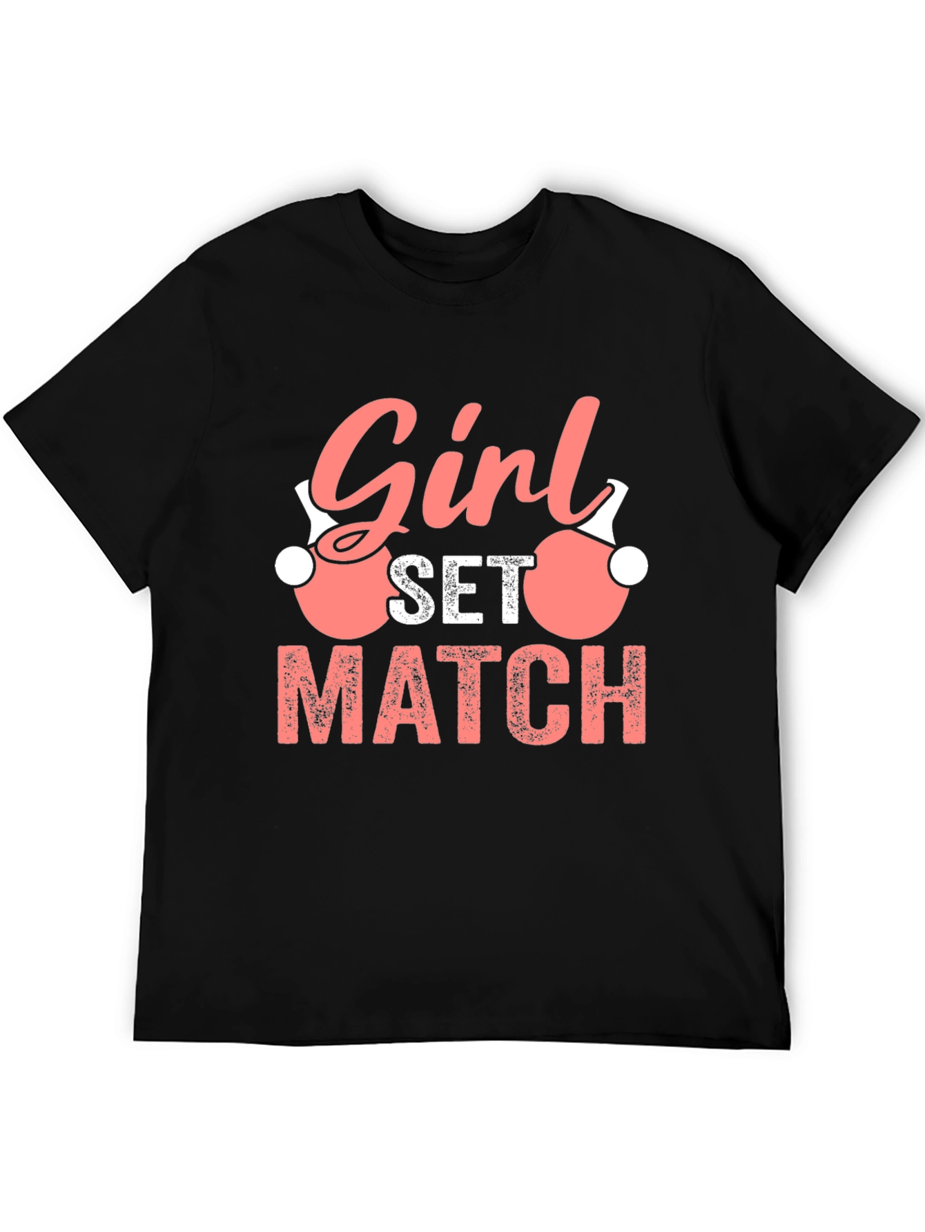 Girl Set Match T-Shirt - Ping Pong Volleyball Tee