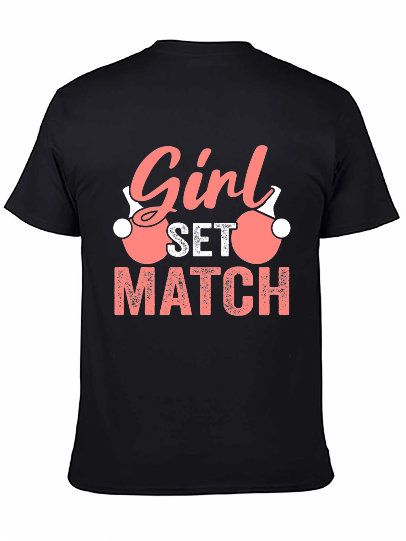 Girl Set Match T-Shirt - Ping Pong Volleyball Tee