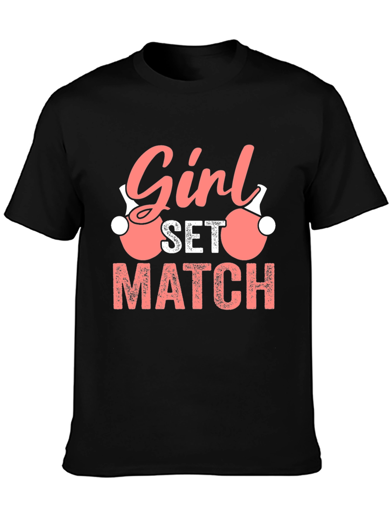 Girl Set Match T-Shirt - Ping Pong Volleyball Tee